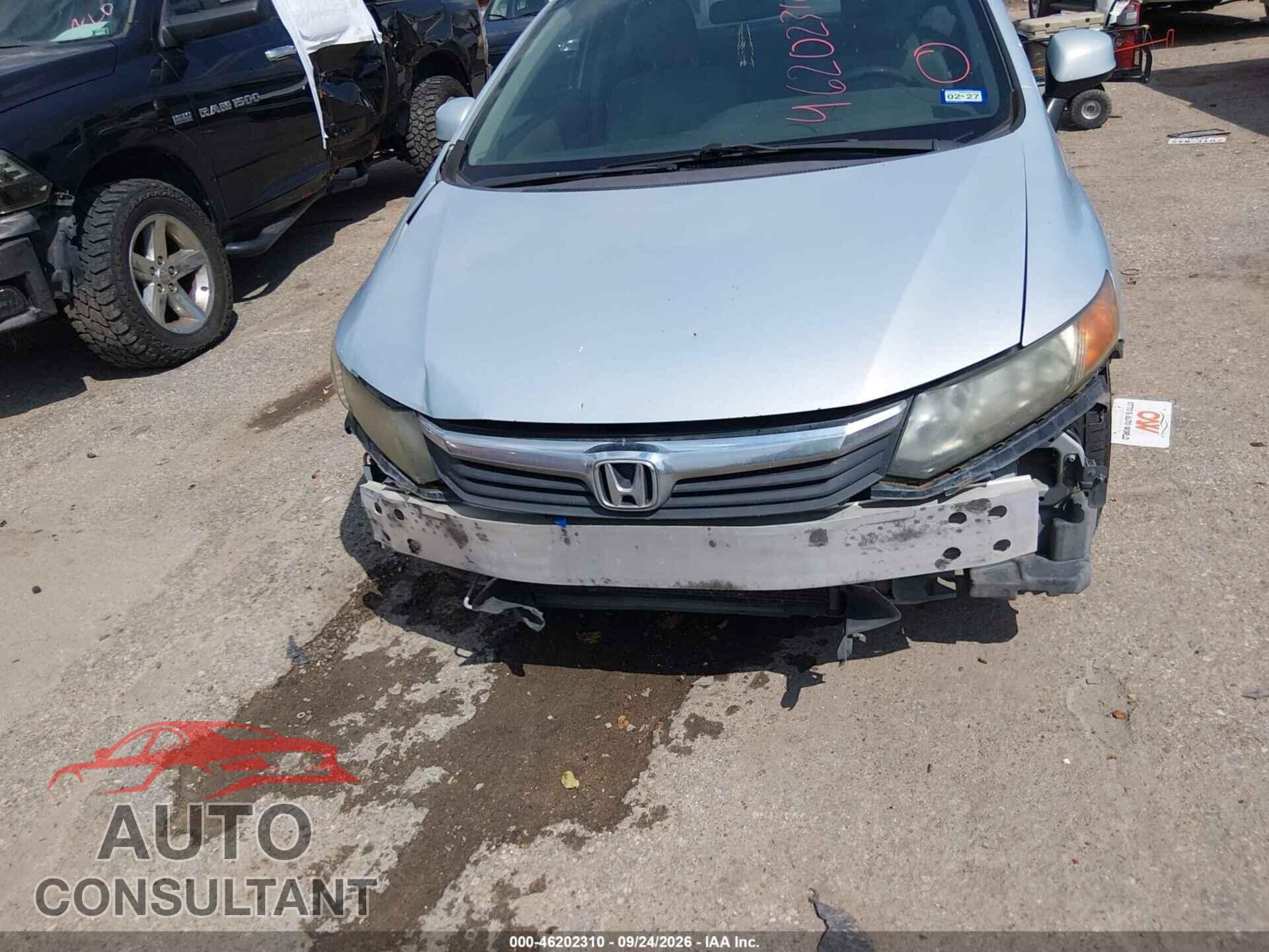 HONDA CIVIC SDN 2012 - 2HGFB2F57CH600082