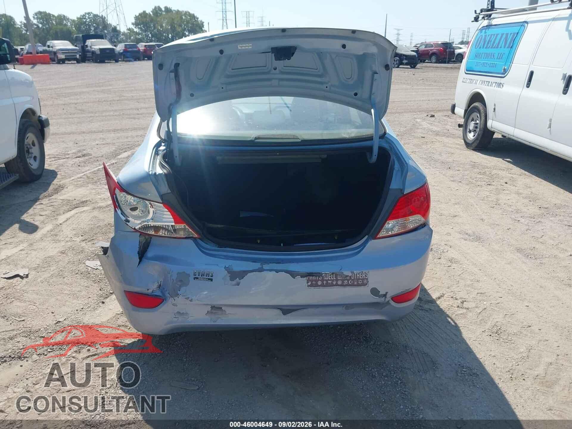 HYUNDAI ACCENT 2014 - KMHCT4AE0EU685196