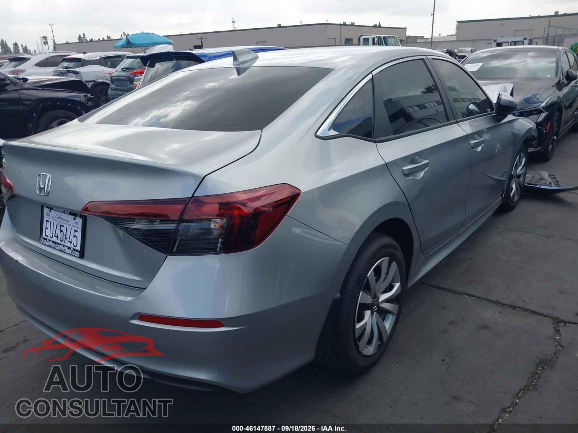 HONDA CIVIC 2026 - 2HGFE2F22TH617367
