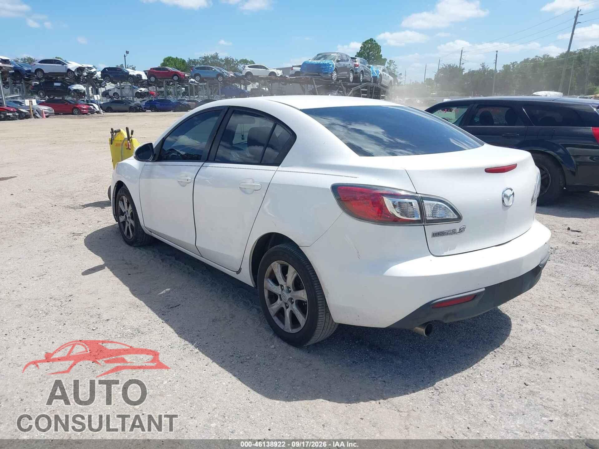 MAZDA MAZDA3 2010 - JM1BL1SF8A1330892