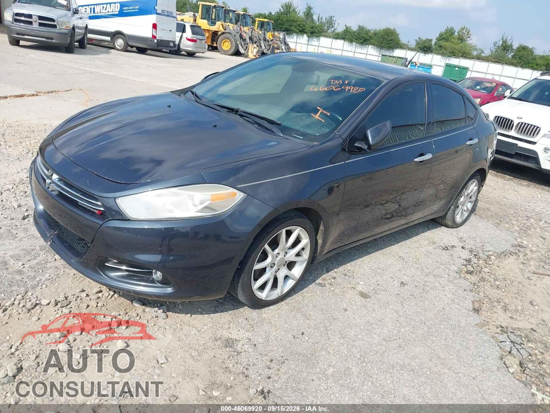 DODGE DART 2013 - 1C3CDFCH0DD208873