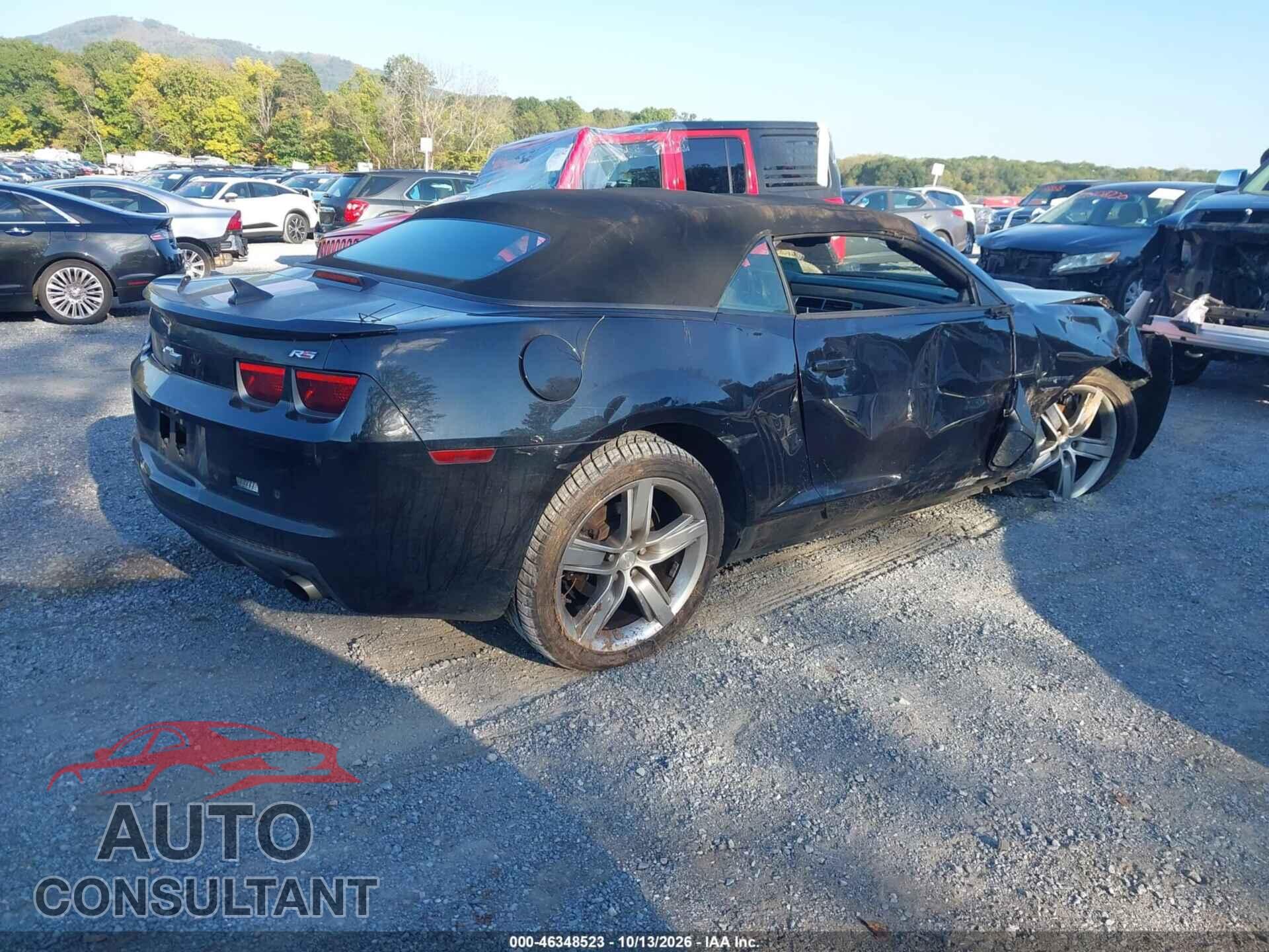CHEVROLET CAMARO 2012 - 2G1FC3D38C9116217