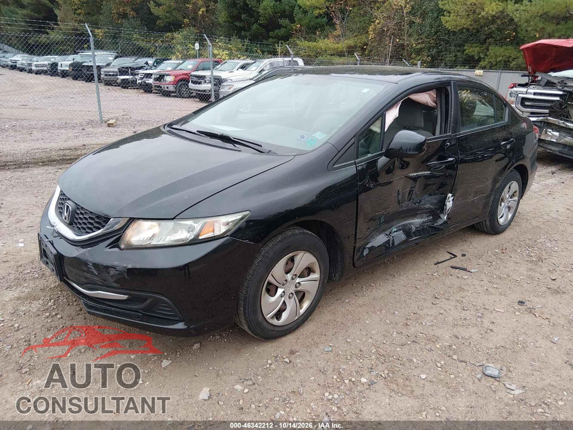 HONDA CIVIC 2013 - 2HGFB2F55DH300980