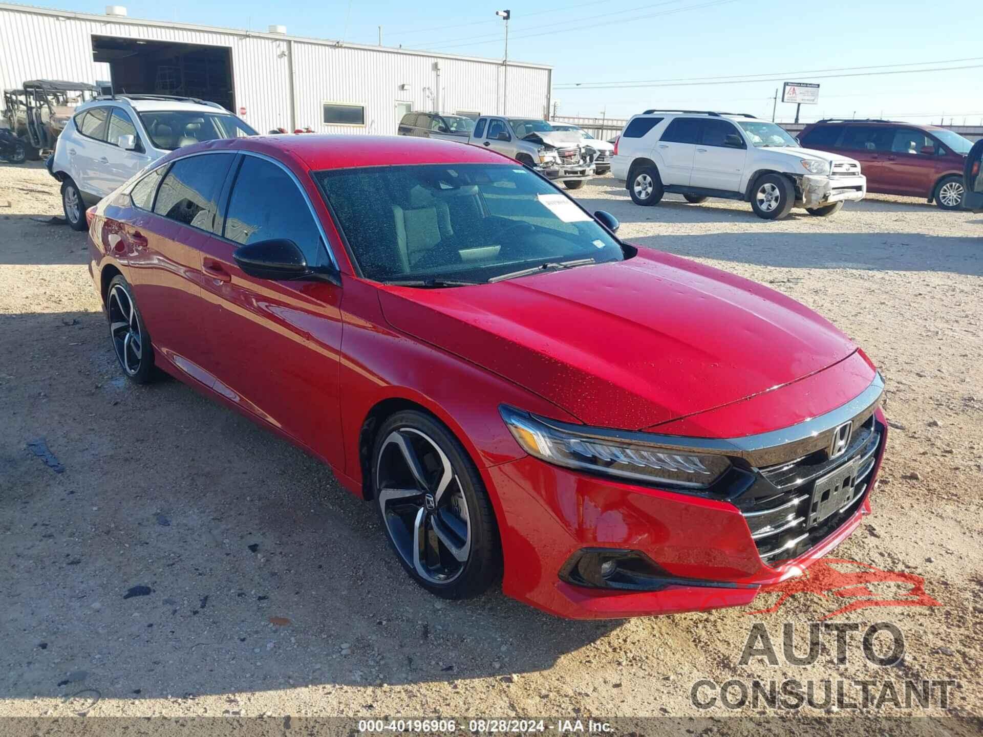 HONDA ACCORD 2021 - 1HGCV1F3XMA045387