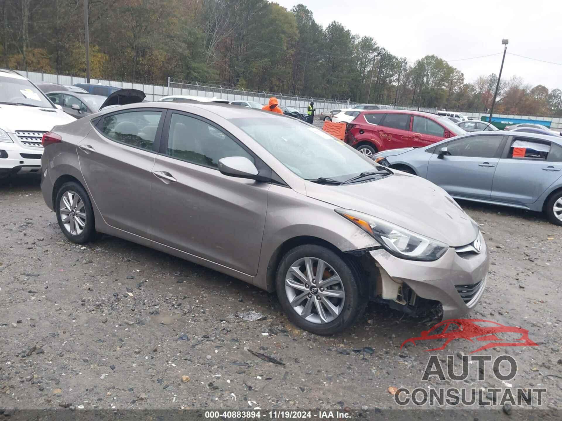 HYUNDAI ELANTRA 2014 - 5NPDH4AE7EH493276