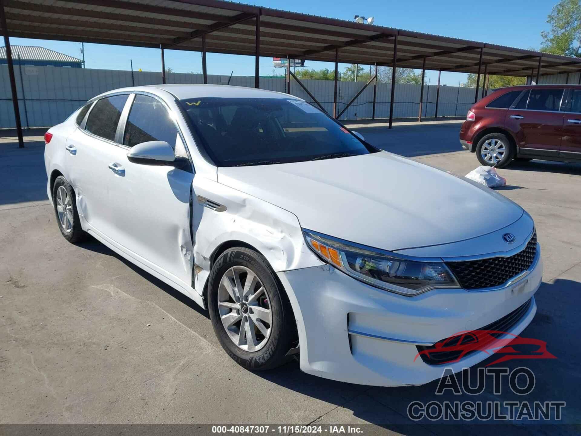 KIA OPTIMA 2016 - KNAGT4L3XG5077763