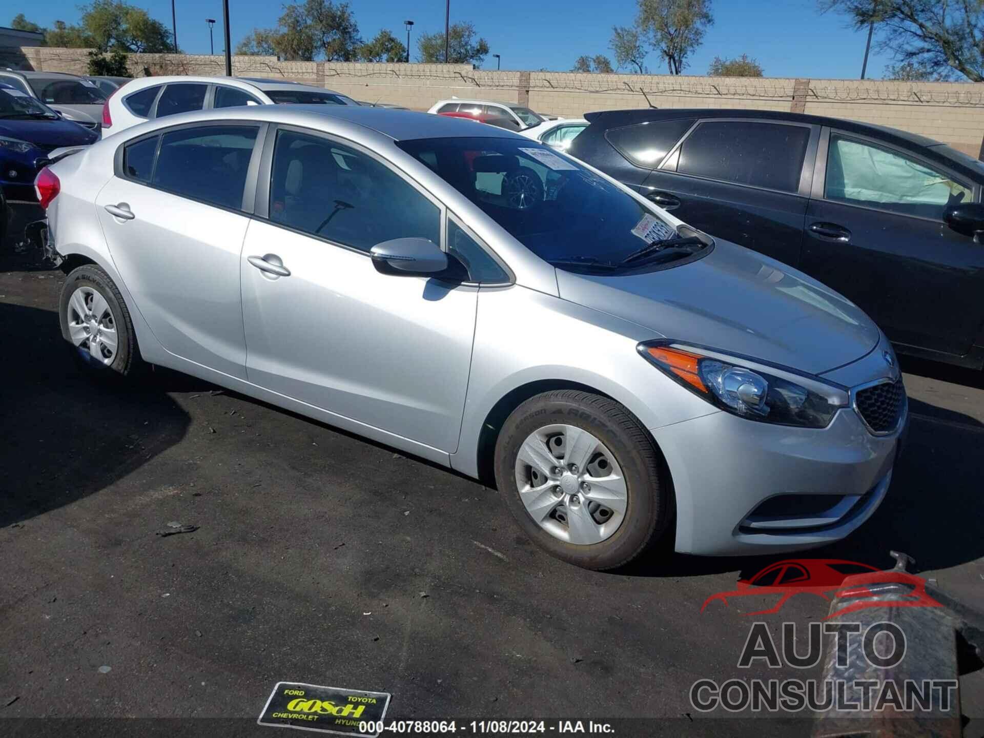 KIA FORTE 2016 - KNAFX4A63G5497426