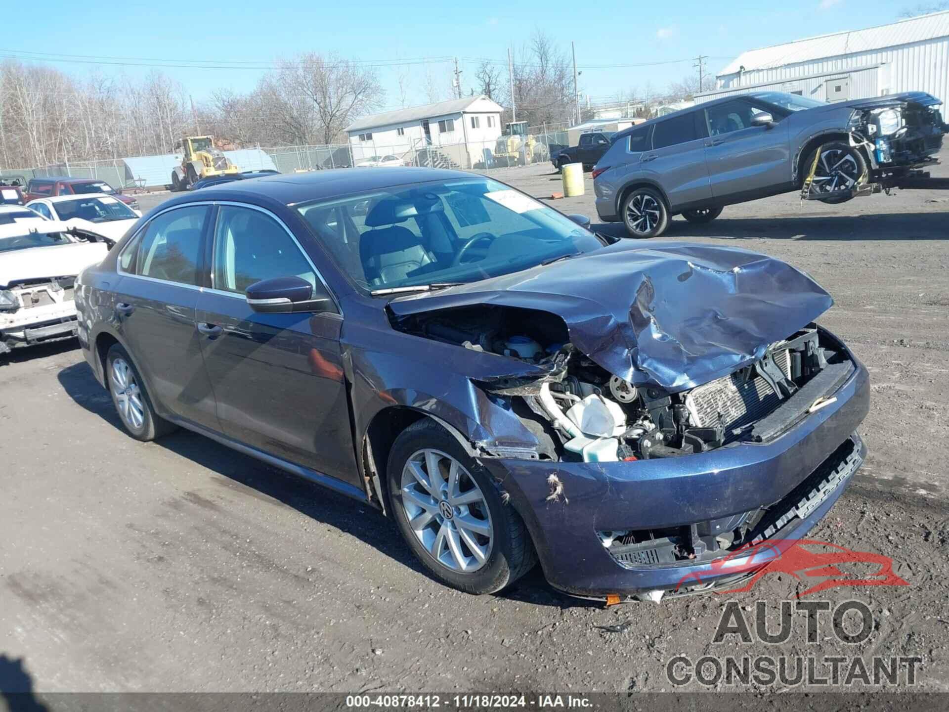 VOLKSWAGEN PASSAT 2013 - 1VWBP7A36DC057021