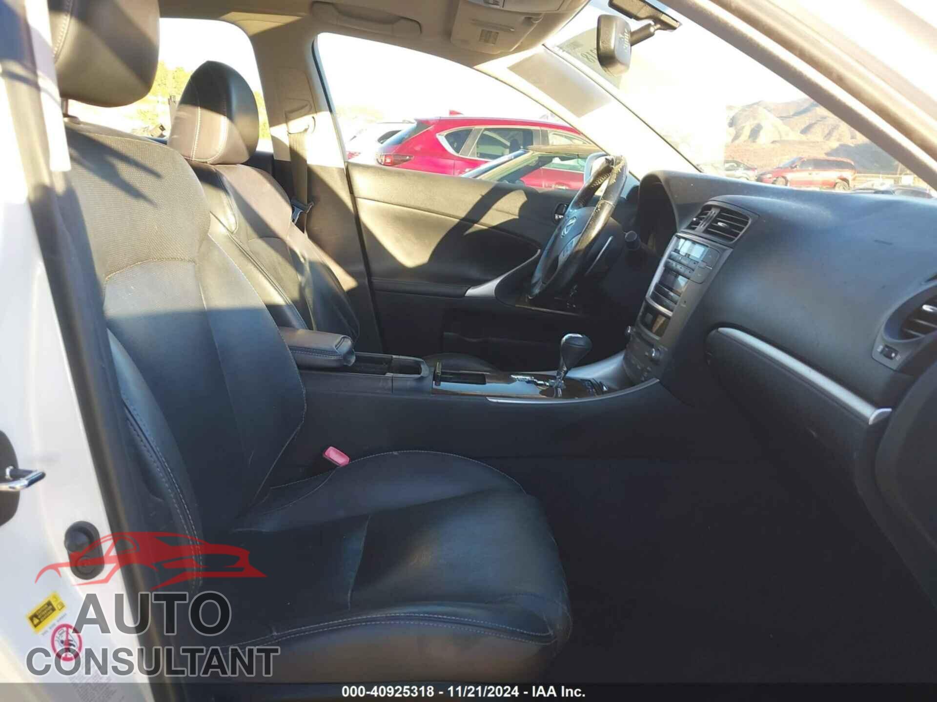 LEXUS IS 250 2011 - JTHBF5C26B5140852