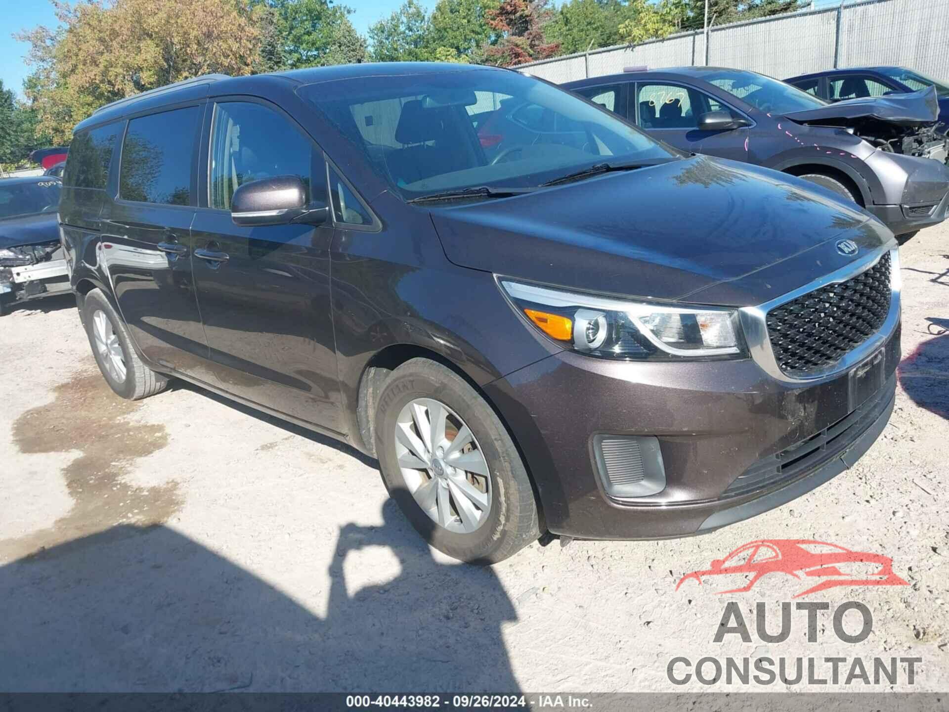 KIA SEDONA 2016 - KNDMB5C17G6182462