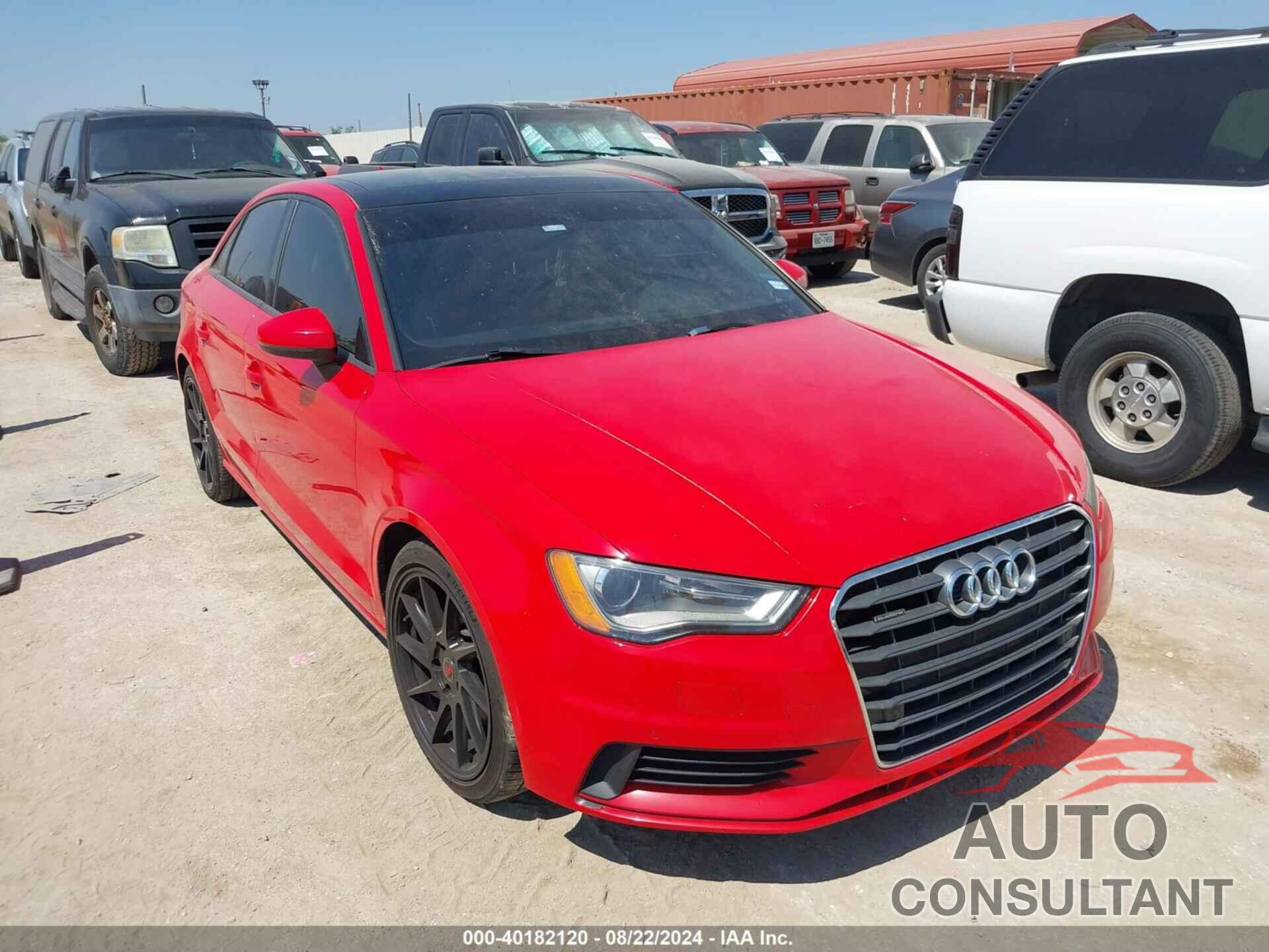 AUDI A3 2016 - WAUB8GFF0G1039128