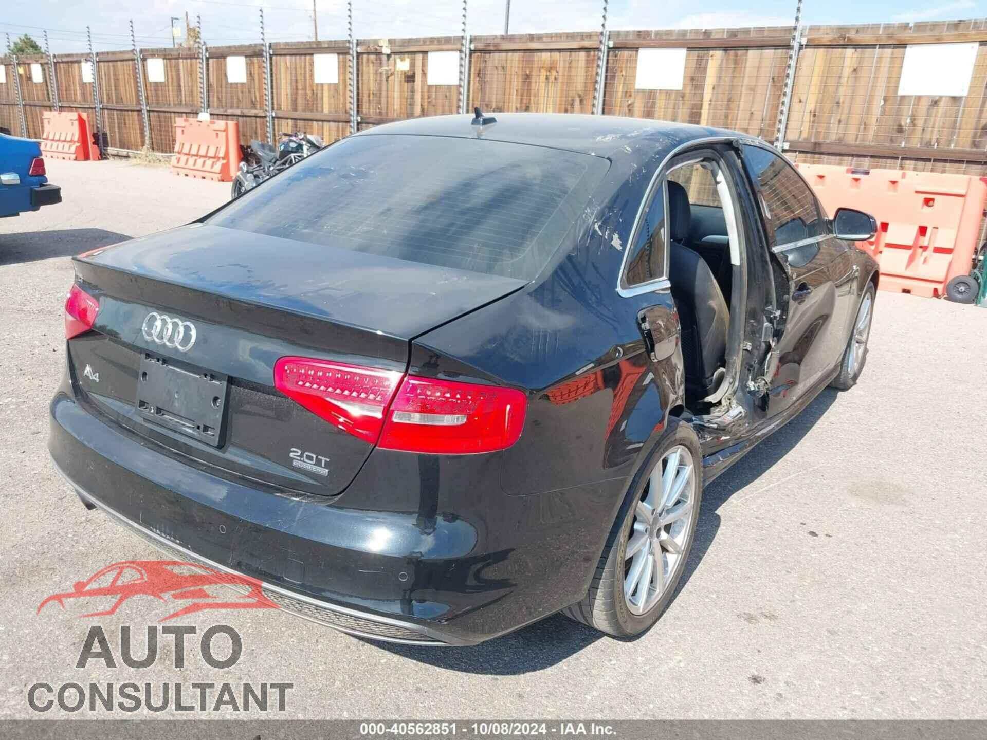 AUDI A4 2016 - WAUFFAFL7GN004606
