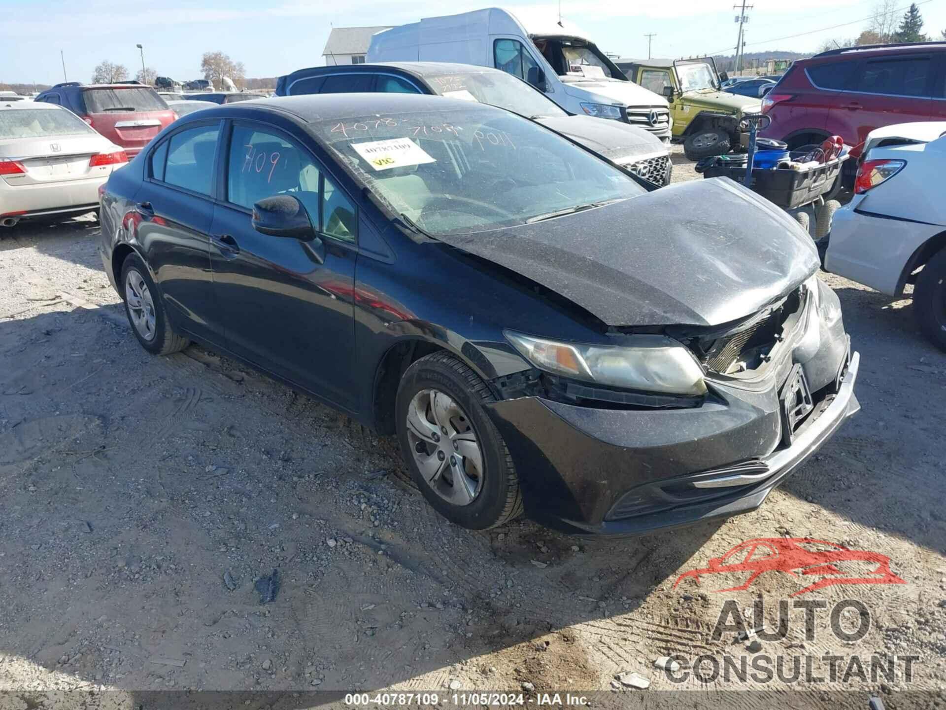 HONDA CIVIC 2013 - 19XFB2F59DE200228
