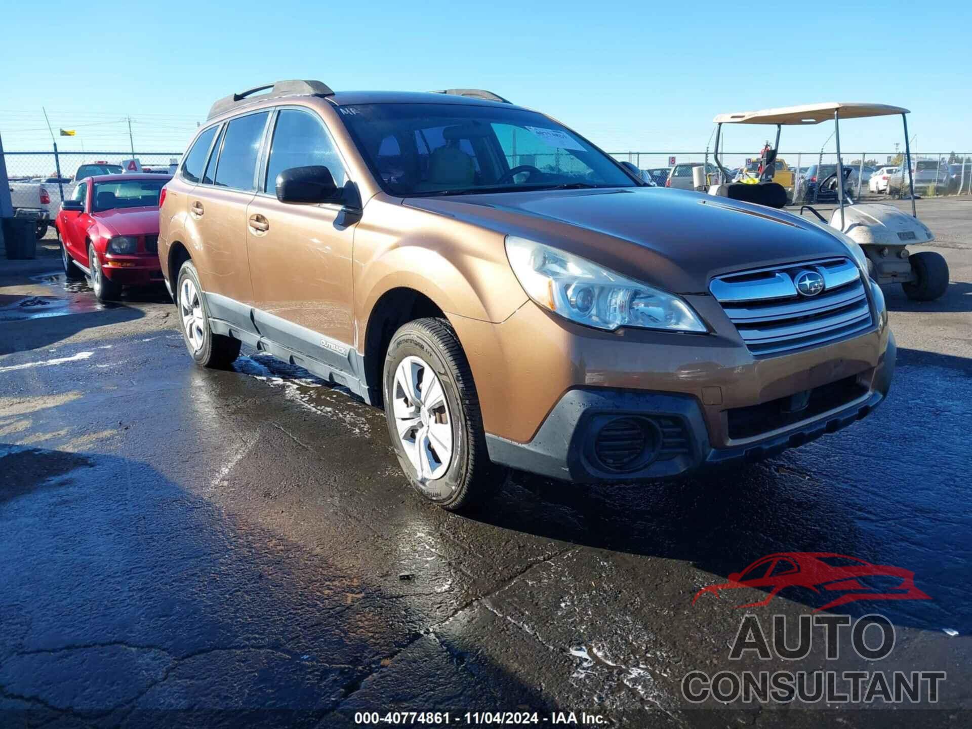 SUBARU OUTBACK 2013 - 4S4BRBAC7D3227544