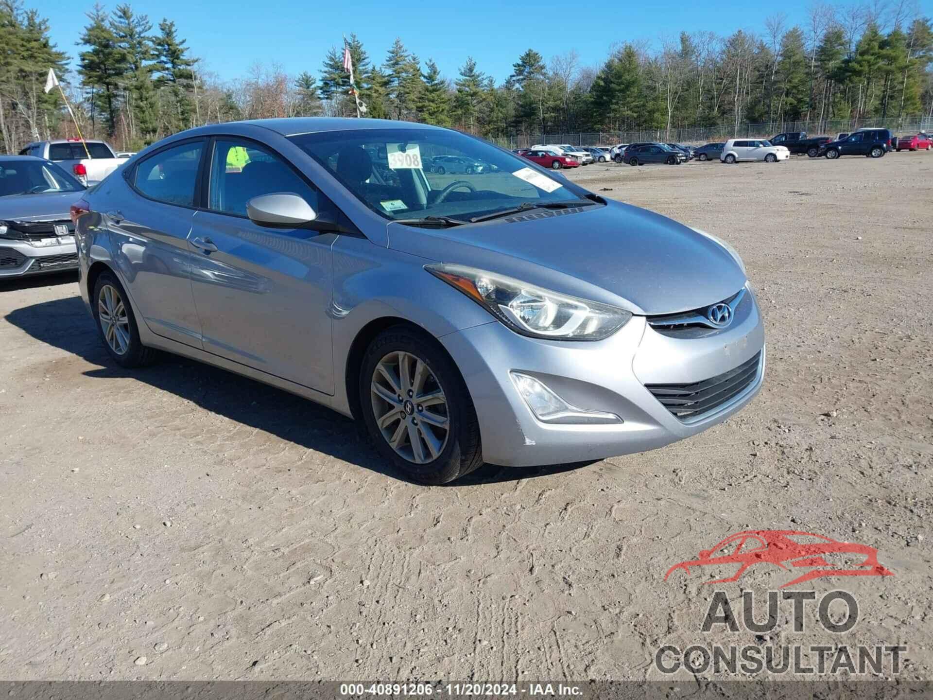 HYUNDAI ELANTRA 2016 - 5NPDH4AE8GH748469