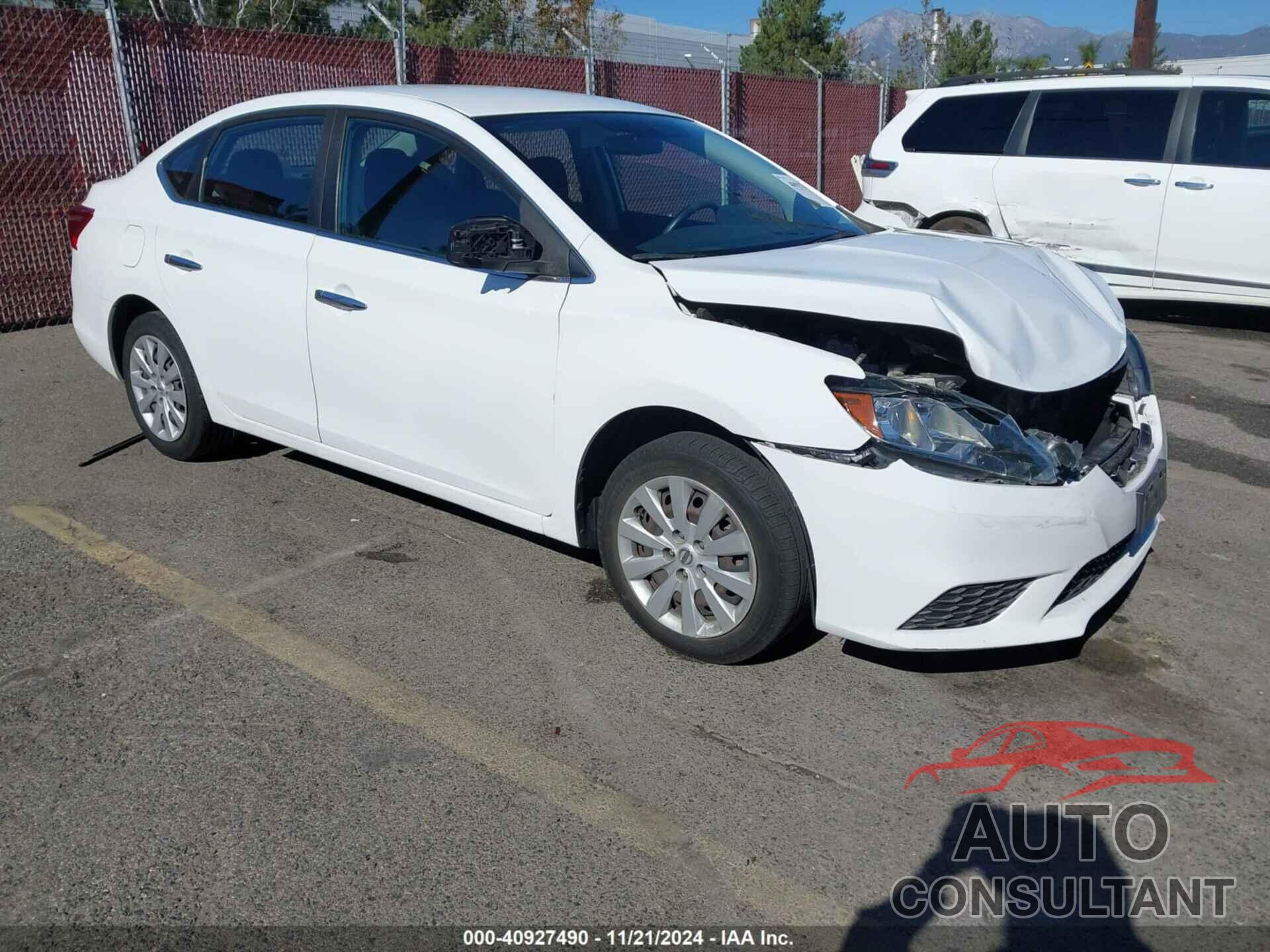 NISSAN SENTRA 2018 - 3N1AB7APXJY328197