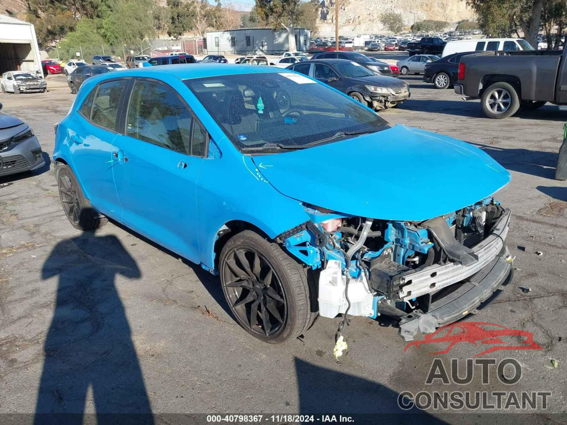 TOYOTA COROLLA 2019 - JTNK4RBE6K3070500
