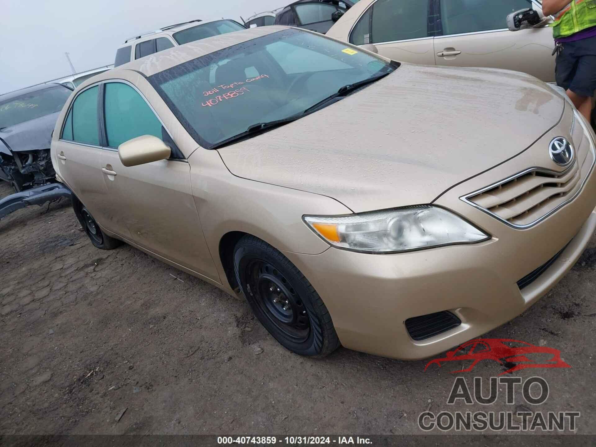 TOYOTA CAMRY 2011 - 4T1BF3EK3BU714649