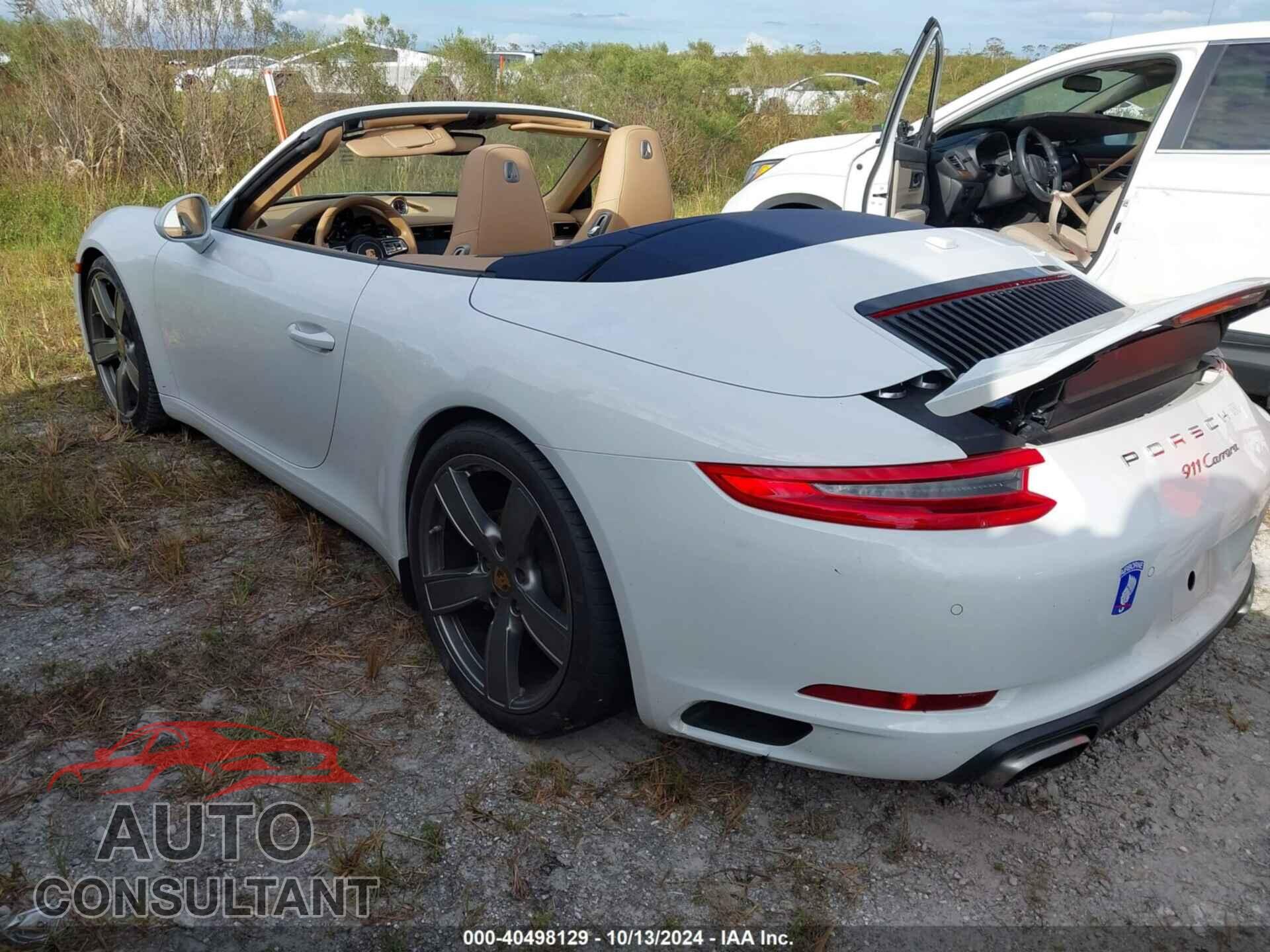 PORSCHE 911 2017 - WP0CA2A93HS141681