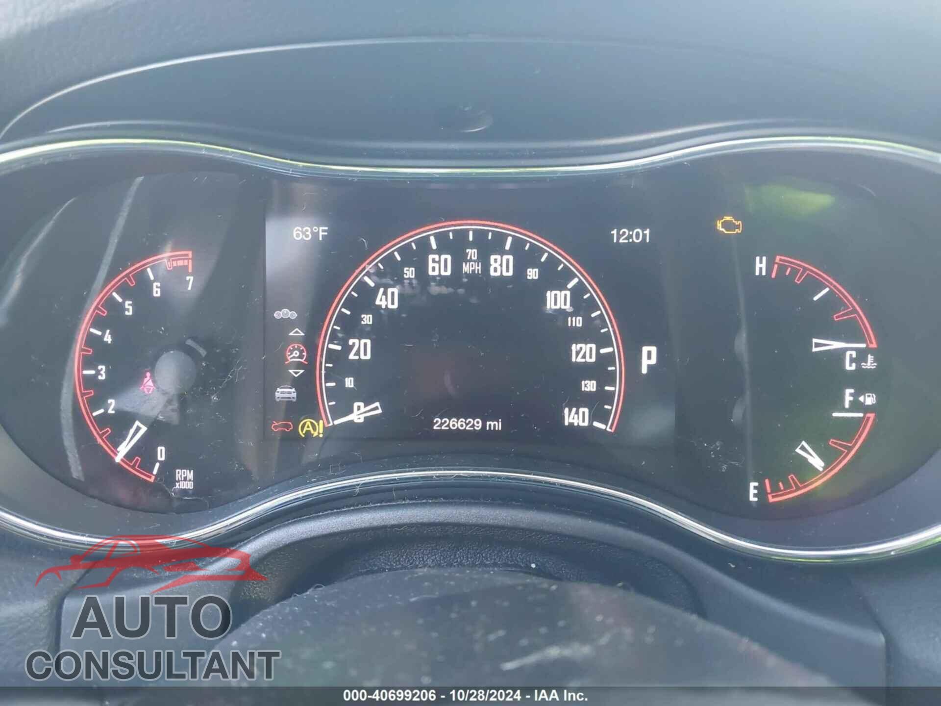 DODGE DURANGO 2017 - 1C4RDJAG9HC790972