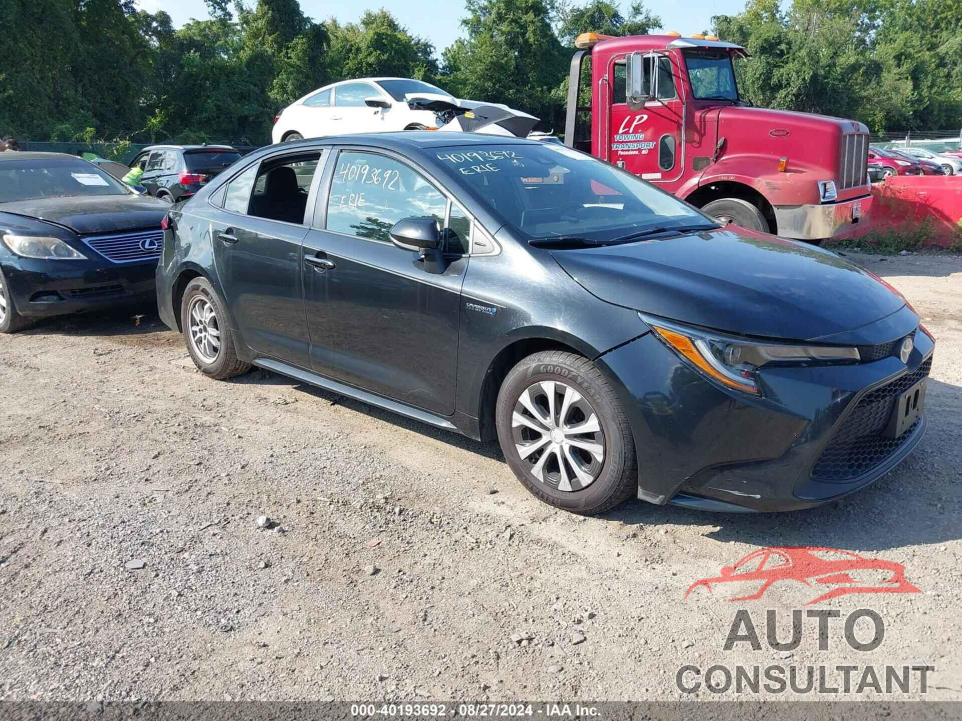 TOYOTA COROLLA 2020 - JTDEBRBE8LJ018693