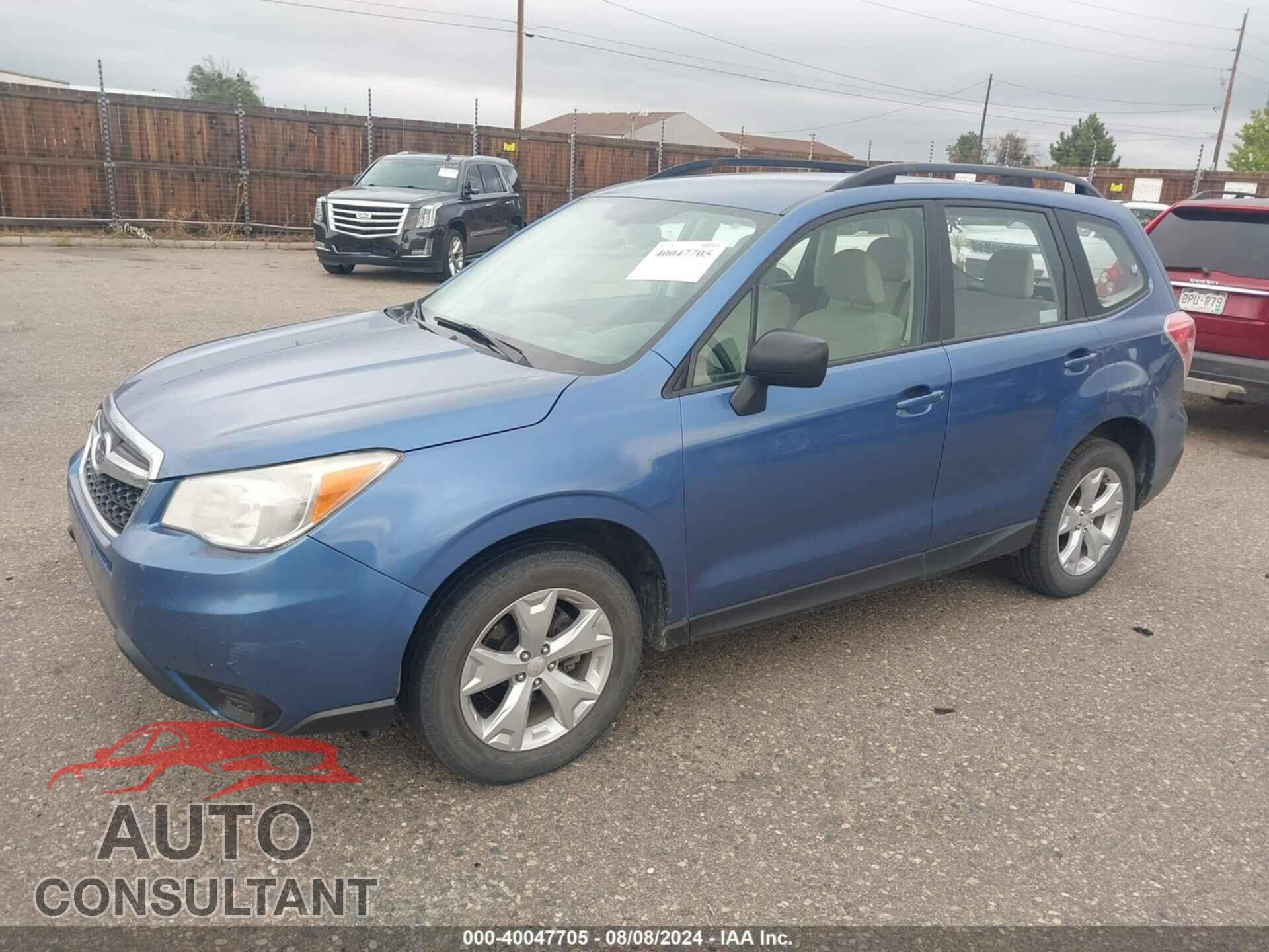 SUBARU FORESTER 2015 - JF2SJABC2FH472389