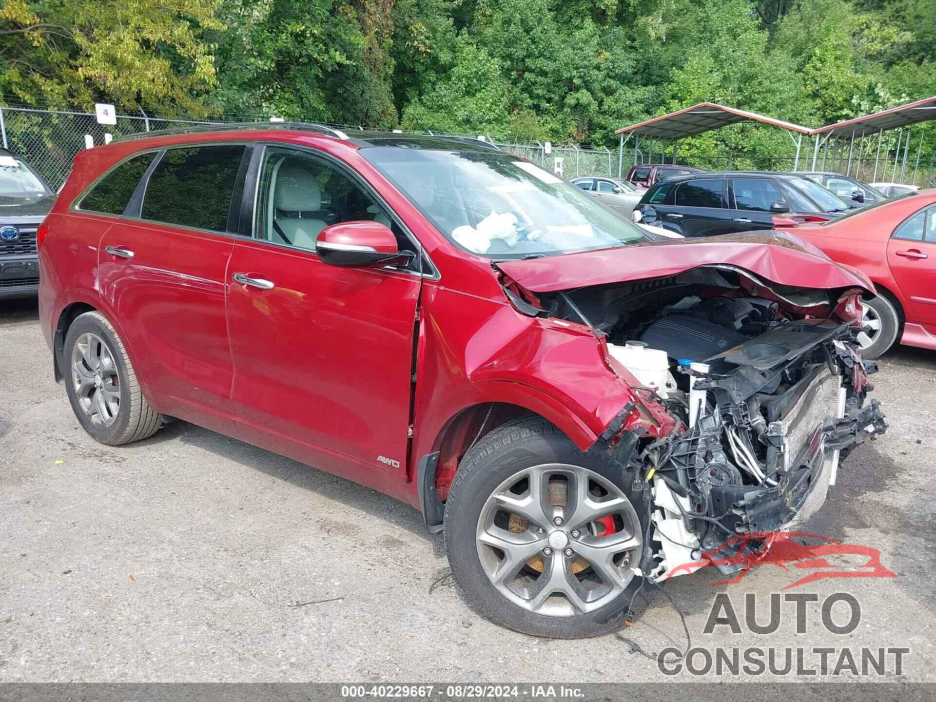 KIA SORENTO 2017 - 5XYPKDA50HG232470