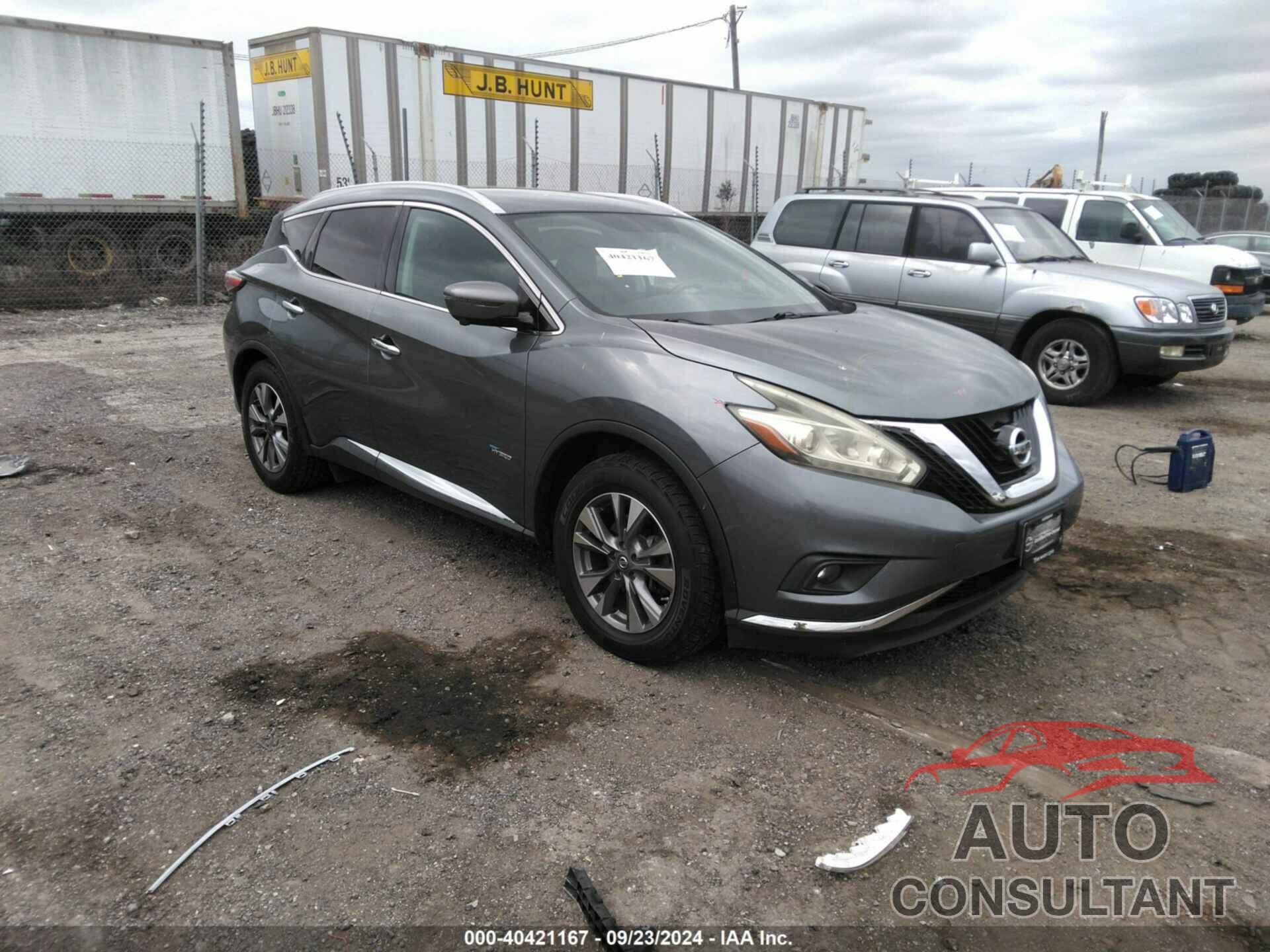 NISSAN MURANO HYBRID 2016 - 5N1CZ2MH8GN147206