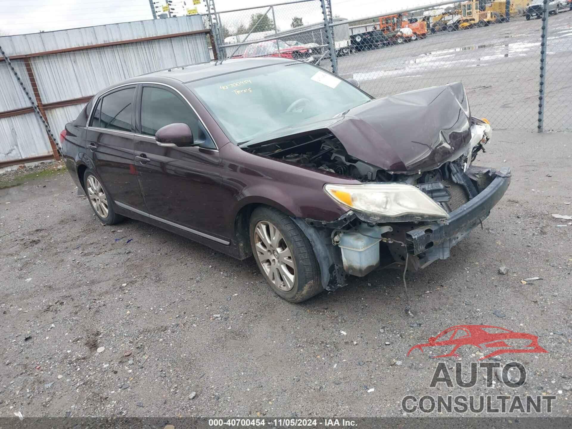 TOYOTA AVALON 2011 - 4T1BK3DB2BU388744