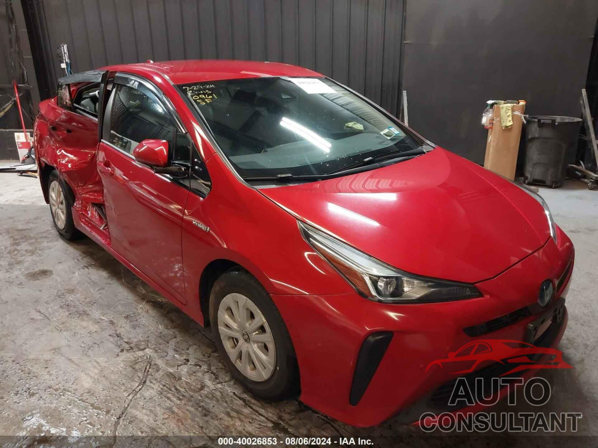 TOYOTA PRIUS 2019 - JTDKARFU3K3099287