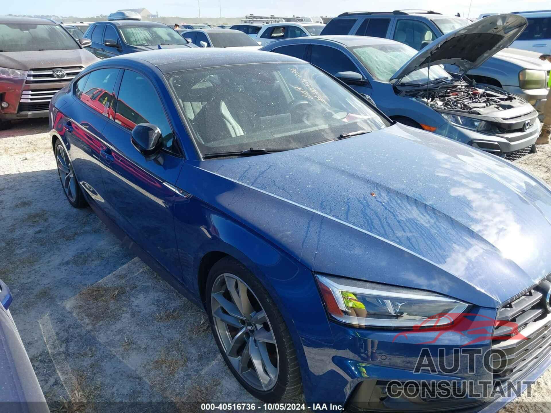 AUDI A5 2019 - WAUFNDF58KA007147