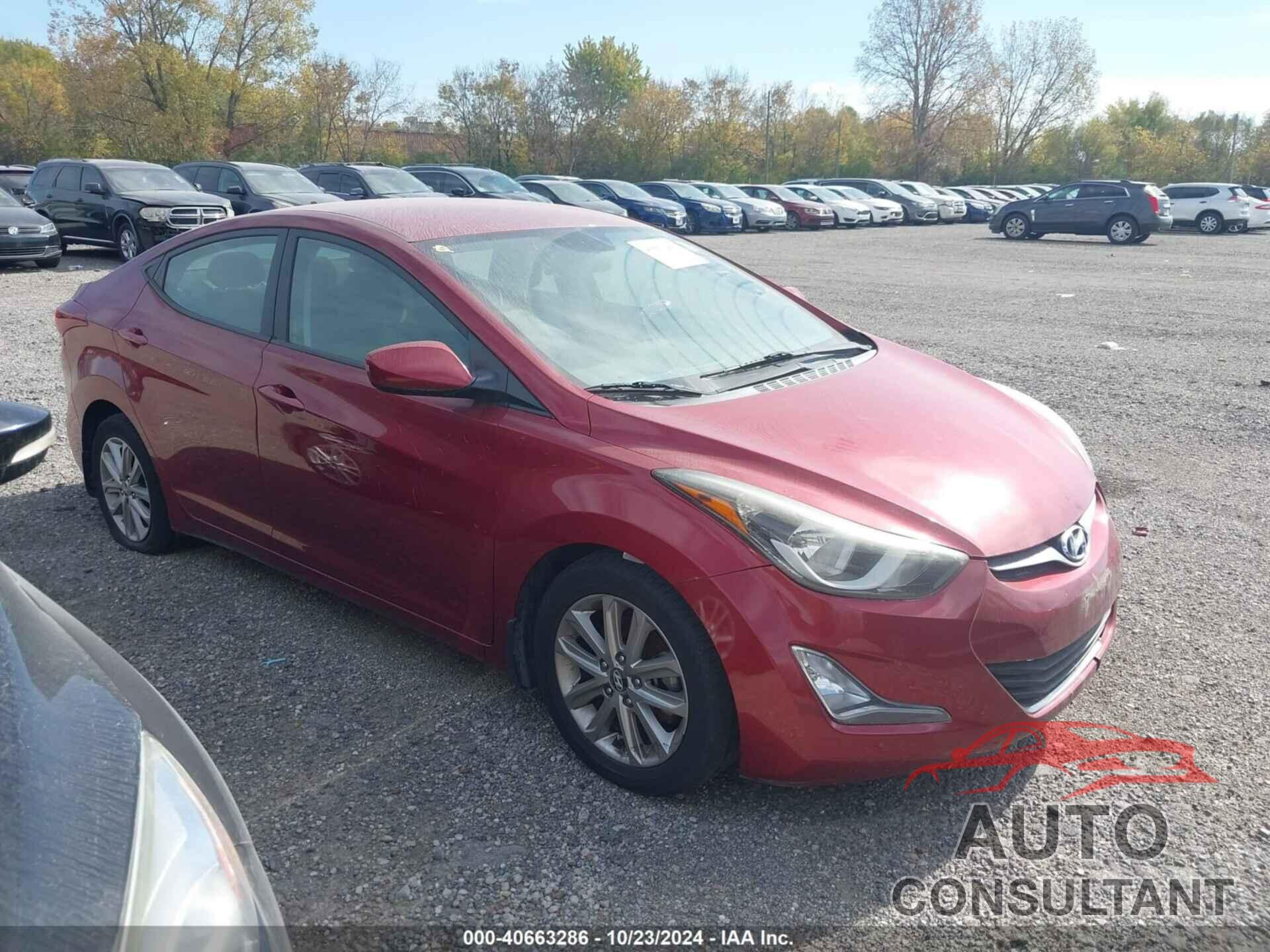 HYUNDAI ELANTRA 2016 - 5NPDH4AE0GH655459