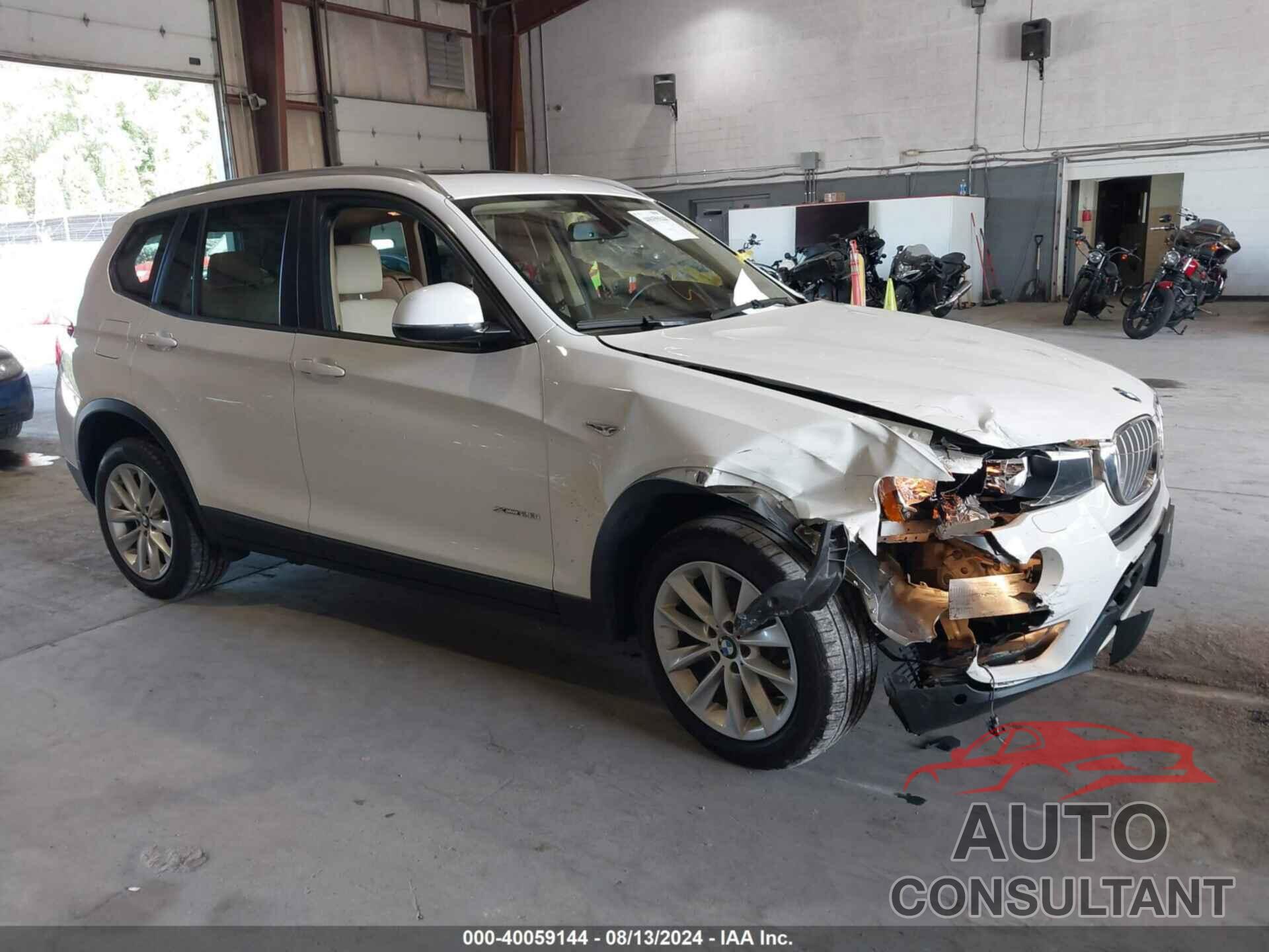 BMW X3 2017 - 5UXWX9C57H0T08858