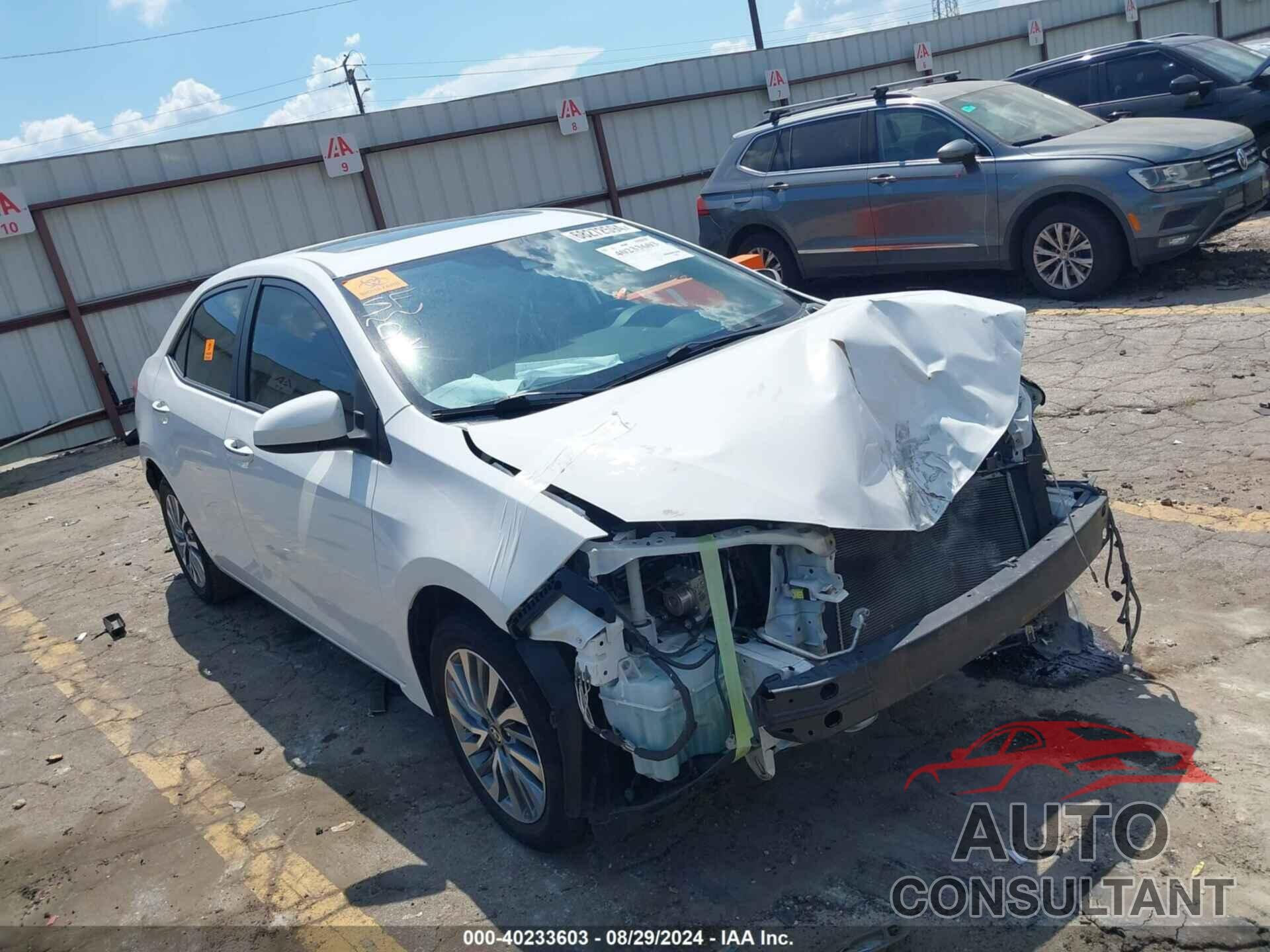 TOYOTA COROLLA 2019 - 2T1BURHEXKC211913