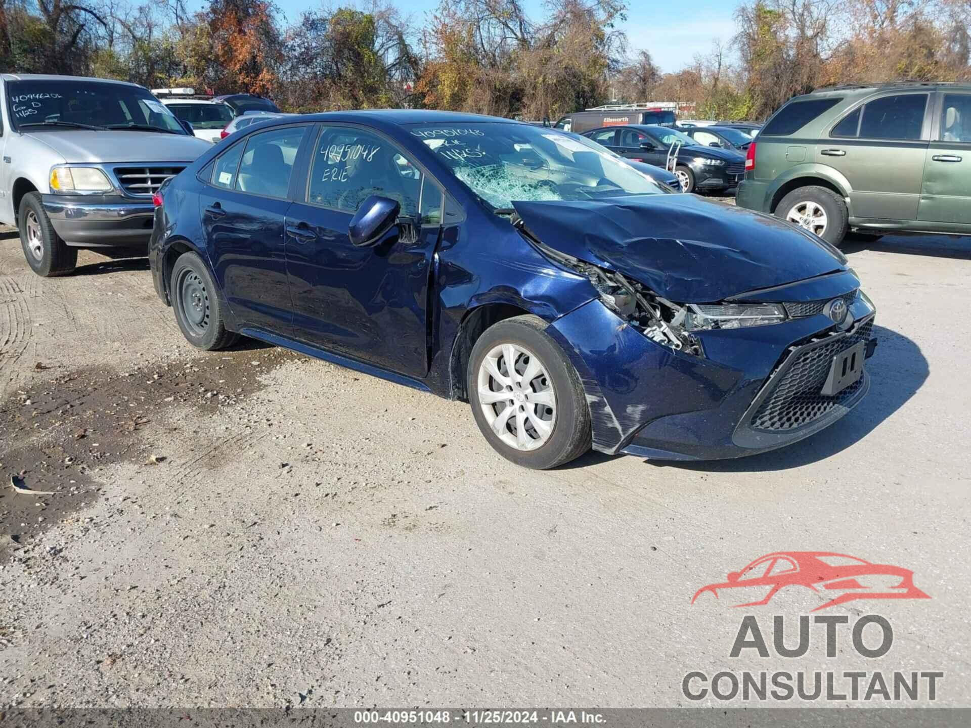 TOYOTA COROLLA 2020 - JTDEPRAE4LJ049331