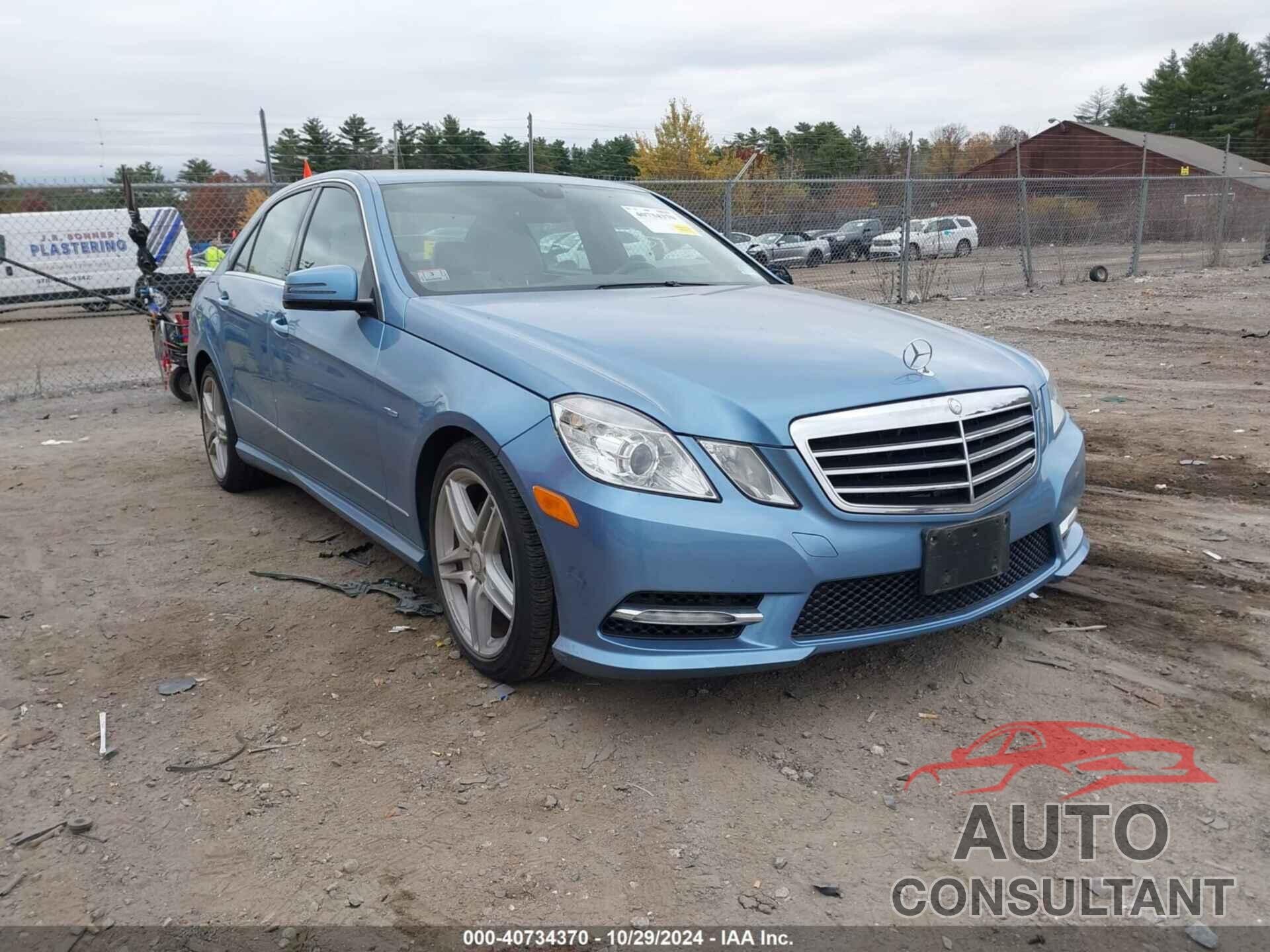 MERCEDES-BENZ E 350 2012 - WDDHF5KB0CA612023