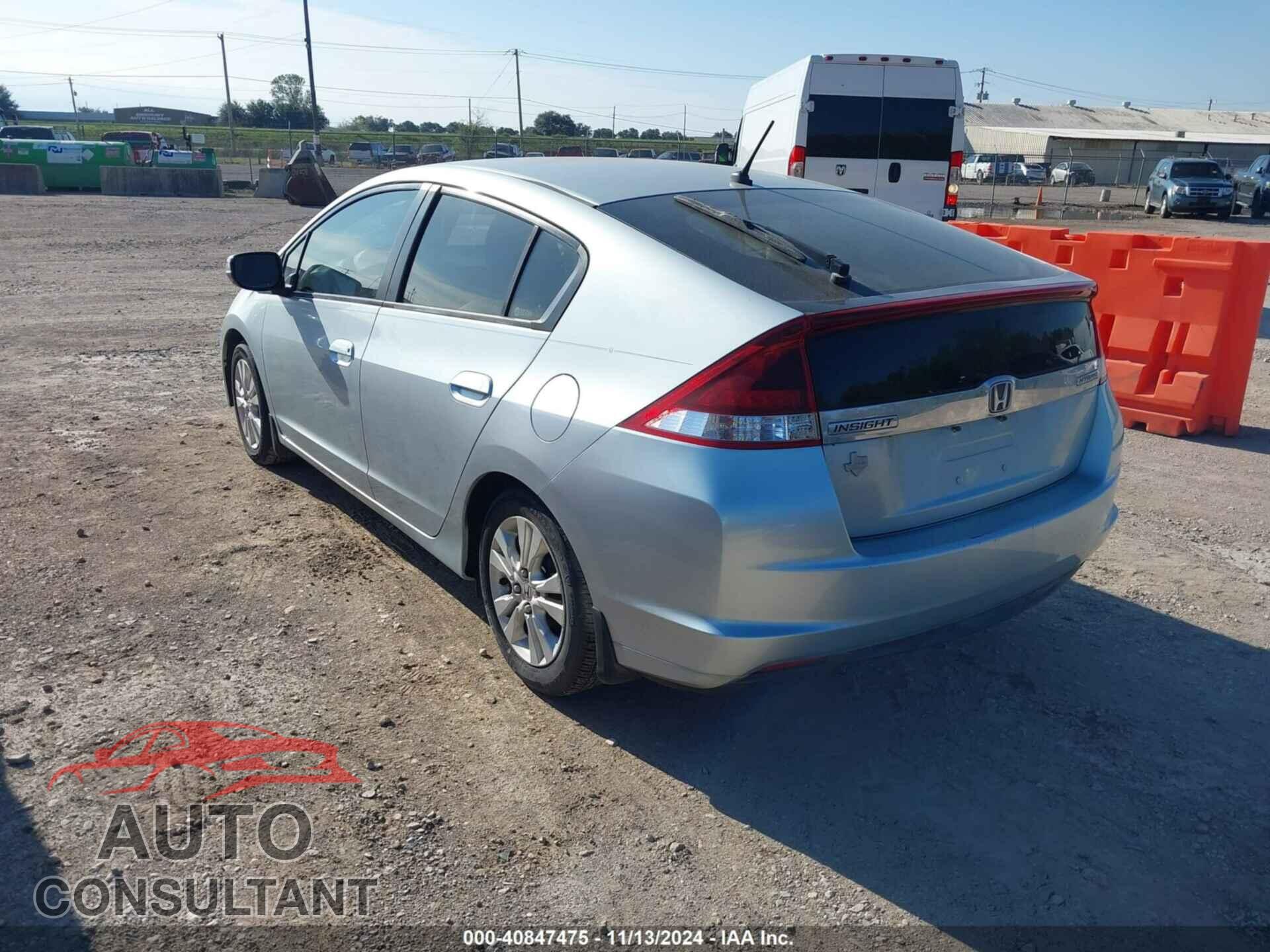 HONDA INSIGHT 2012 - JHMZE2H77CS005502