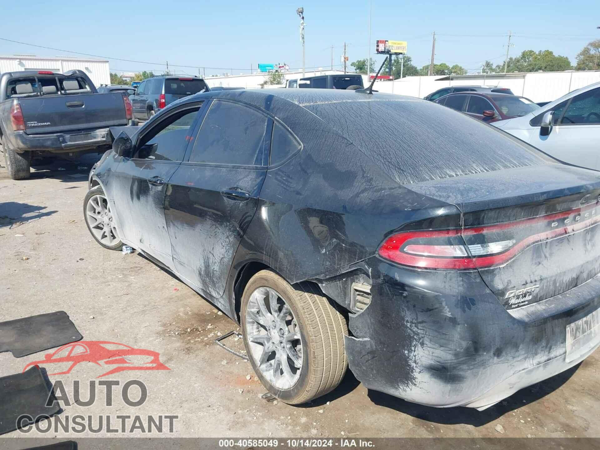 DODGE DART 2014 - 1C3CDFBB2ED910045