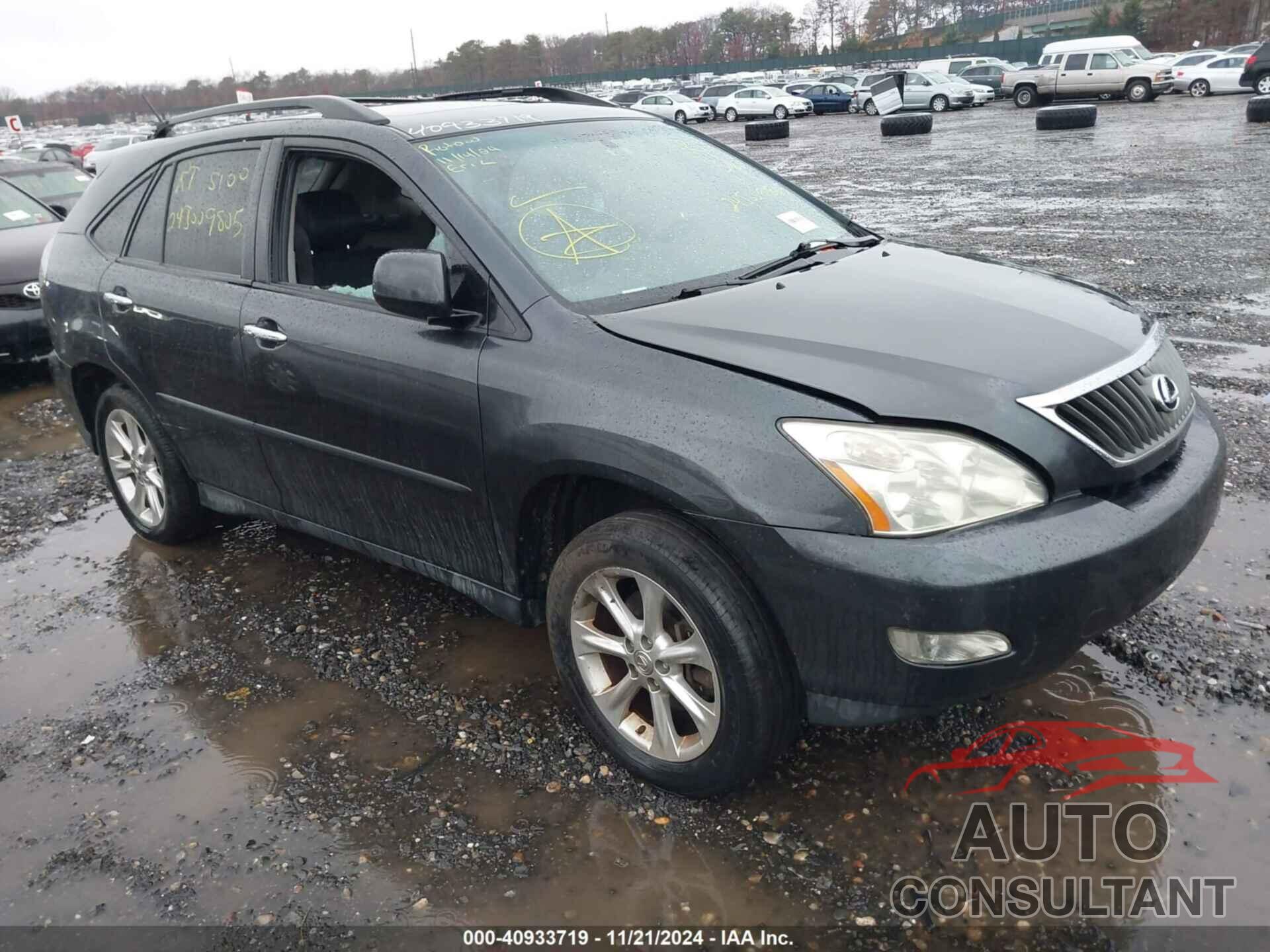 LEXUS RX 350 2009 - 2T2GK31U79C061775