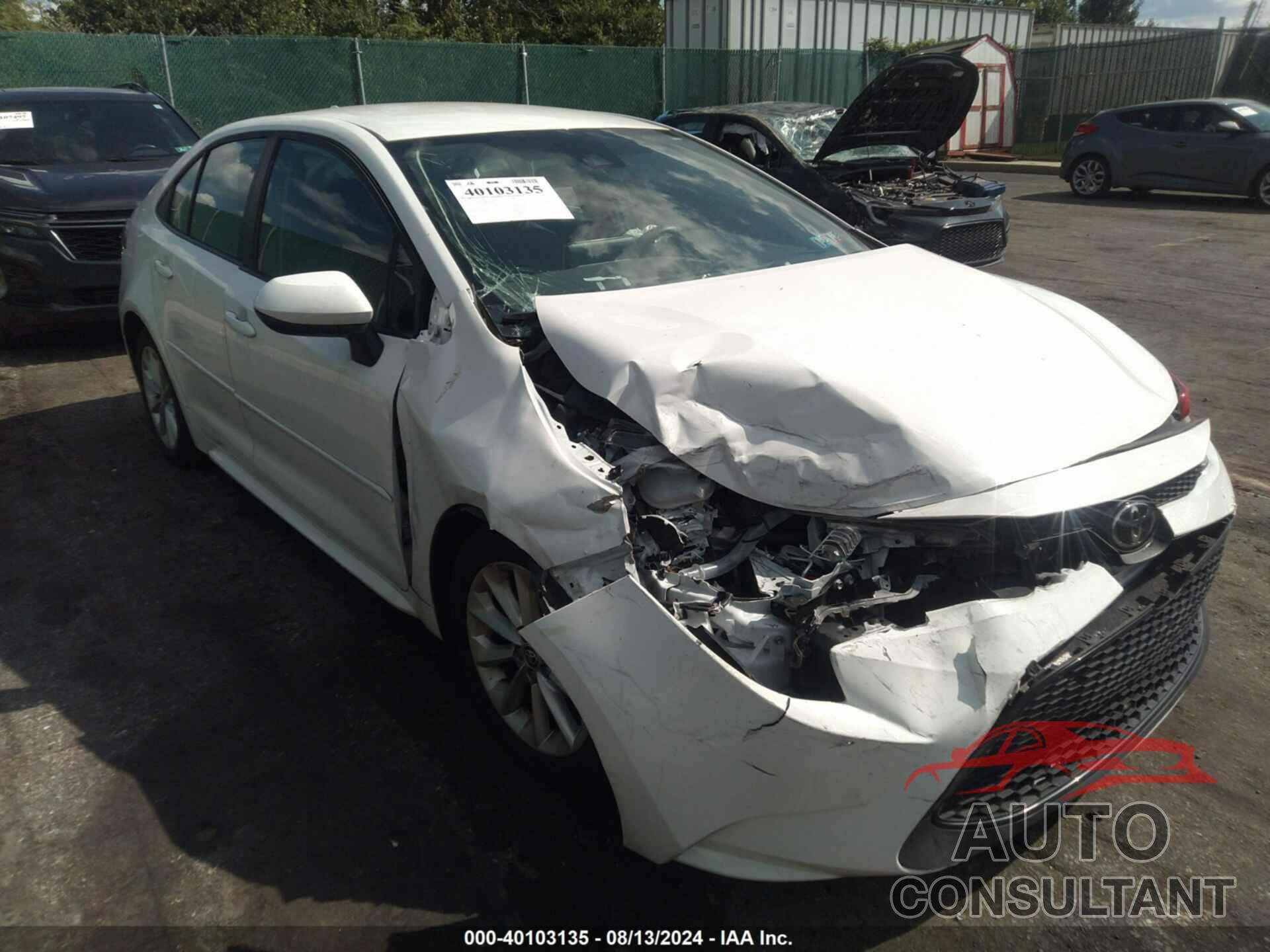 TOYOTA COROLLA 2021 - 5YFVPMAE7MP262791