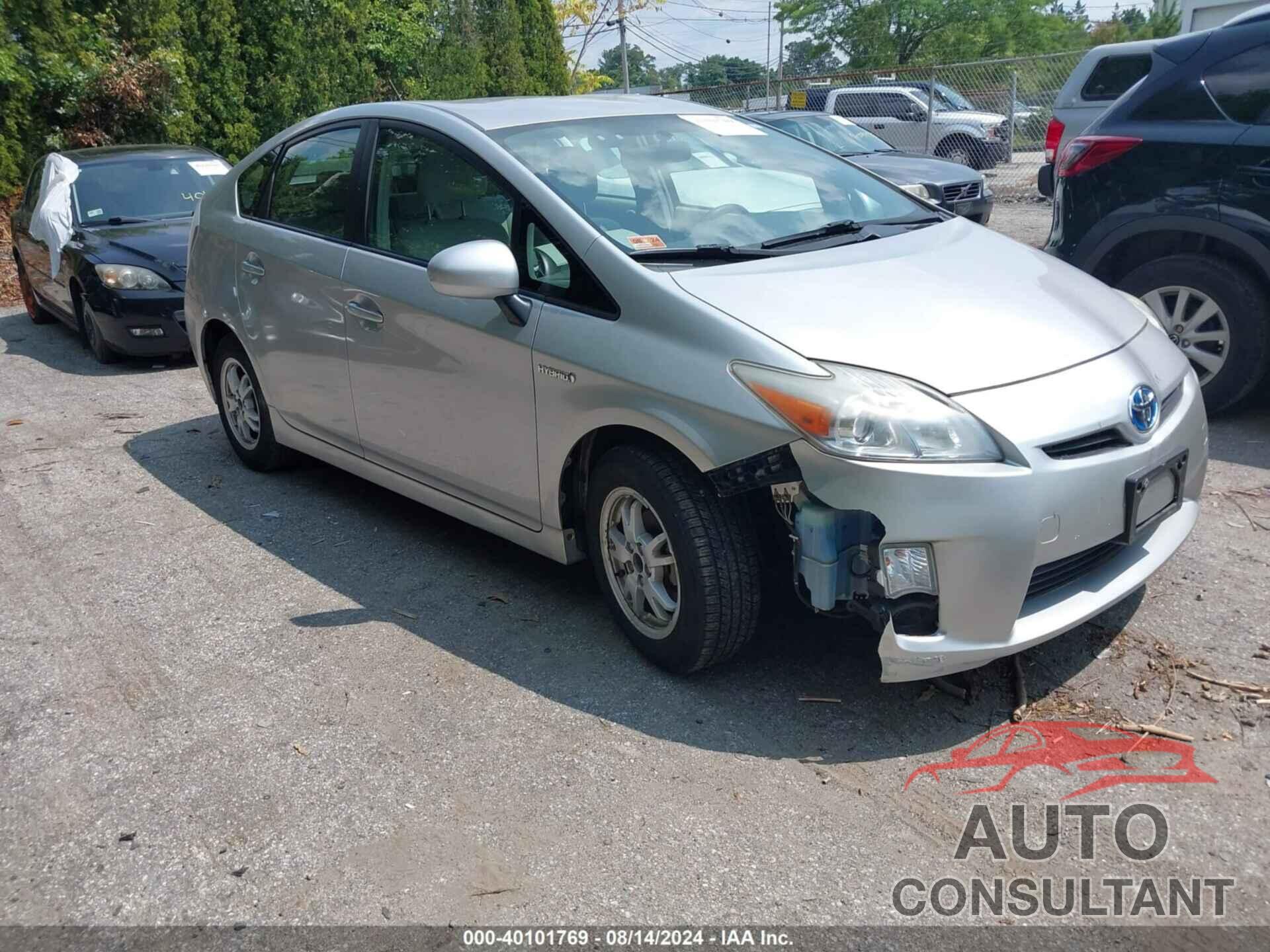TOYOTA PRIUS 2010 - JTDKN3DU2A0158186