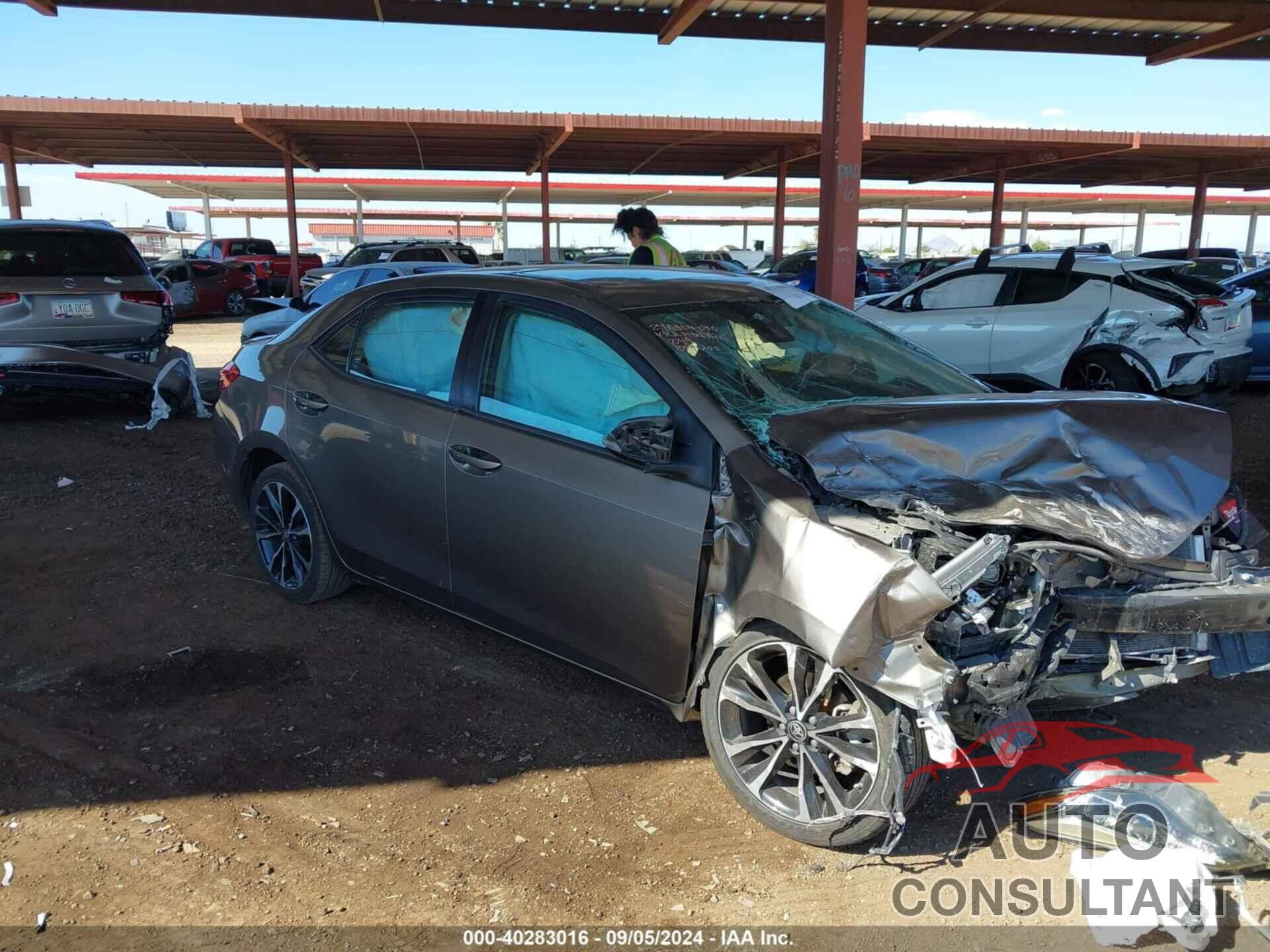 TOYOTA COROLLA 2017 - 2T1BURHE5HC840049