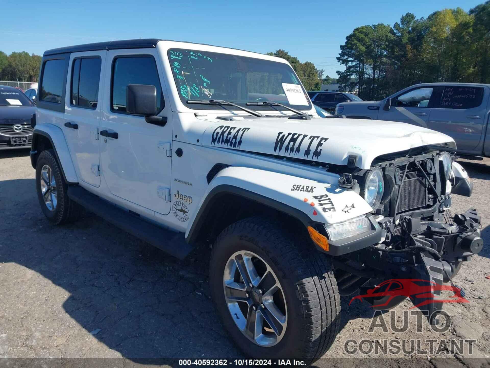 JEEP WRANGLER UNLIMITED 2019 - 1C4HJXENXKW596179