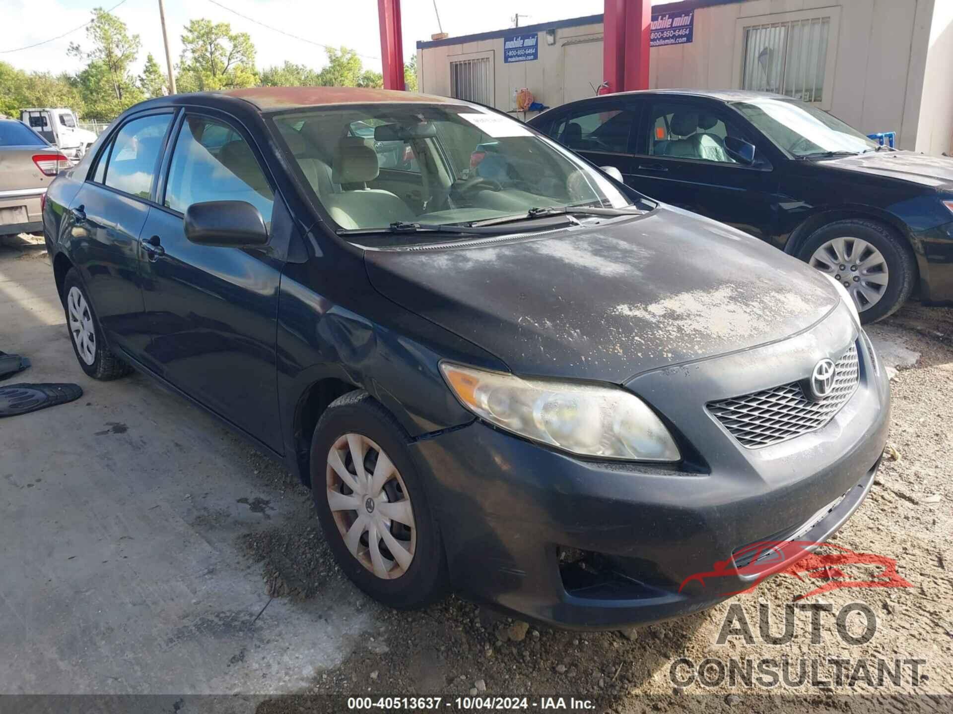 TOYOTA COROLLA 2009 - 1NXBU40E39Z066480