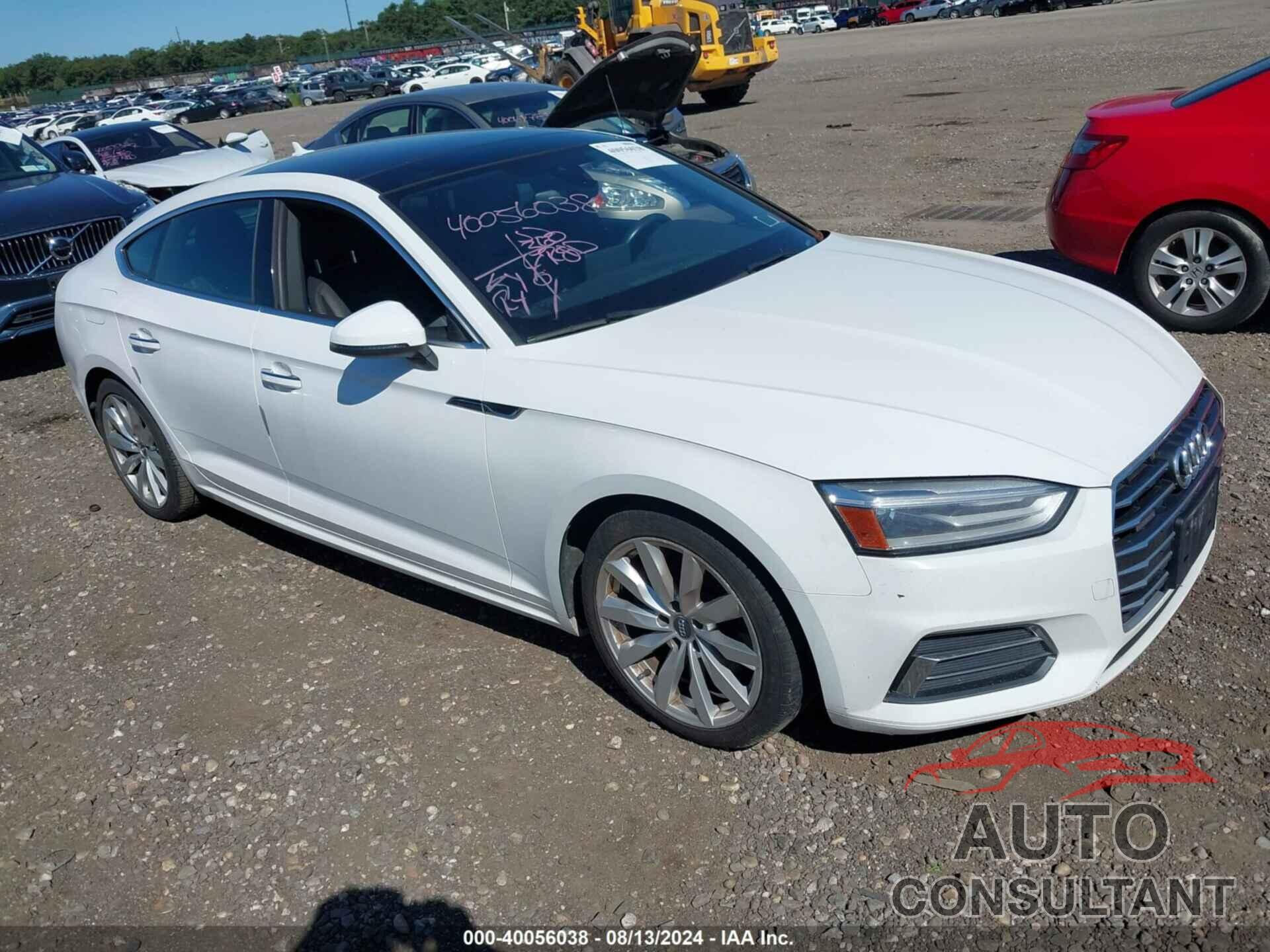 AUDI A5 2018 - WAUANCF51JA089242