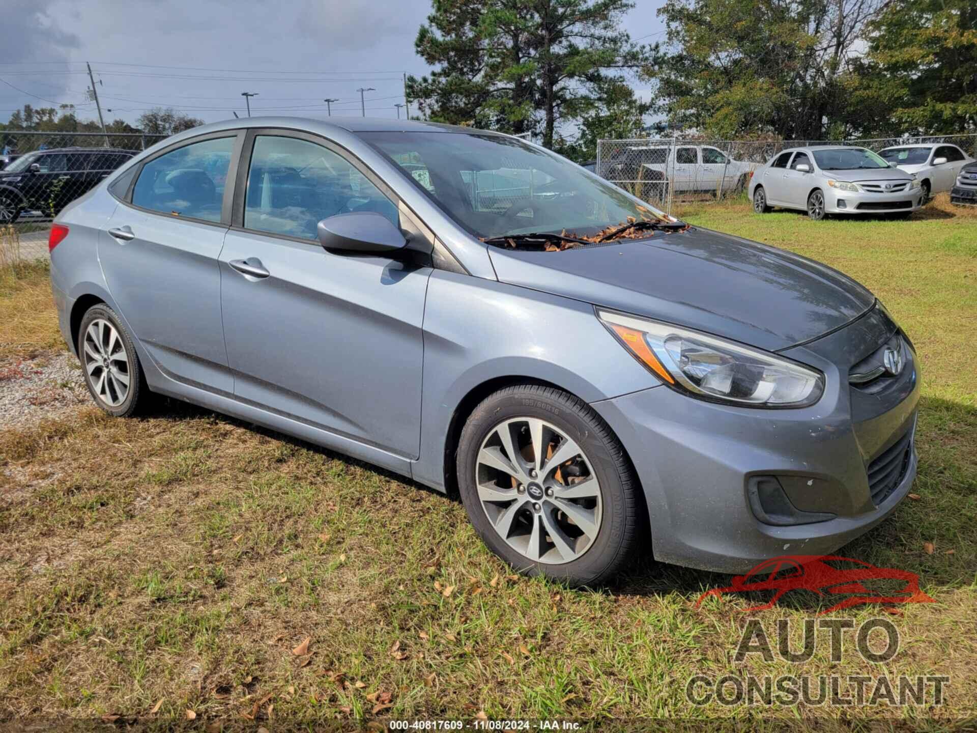 HYUNDAI ACCENT 2017 - KMHCT4AE4HU355632