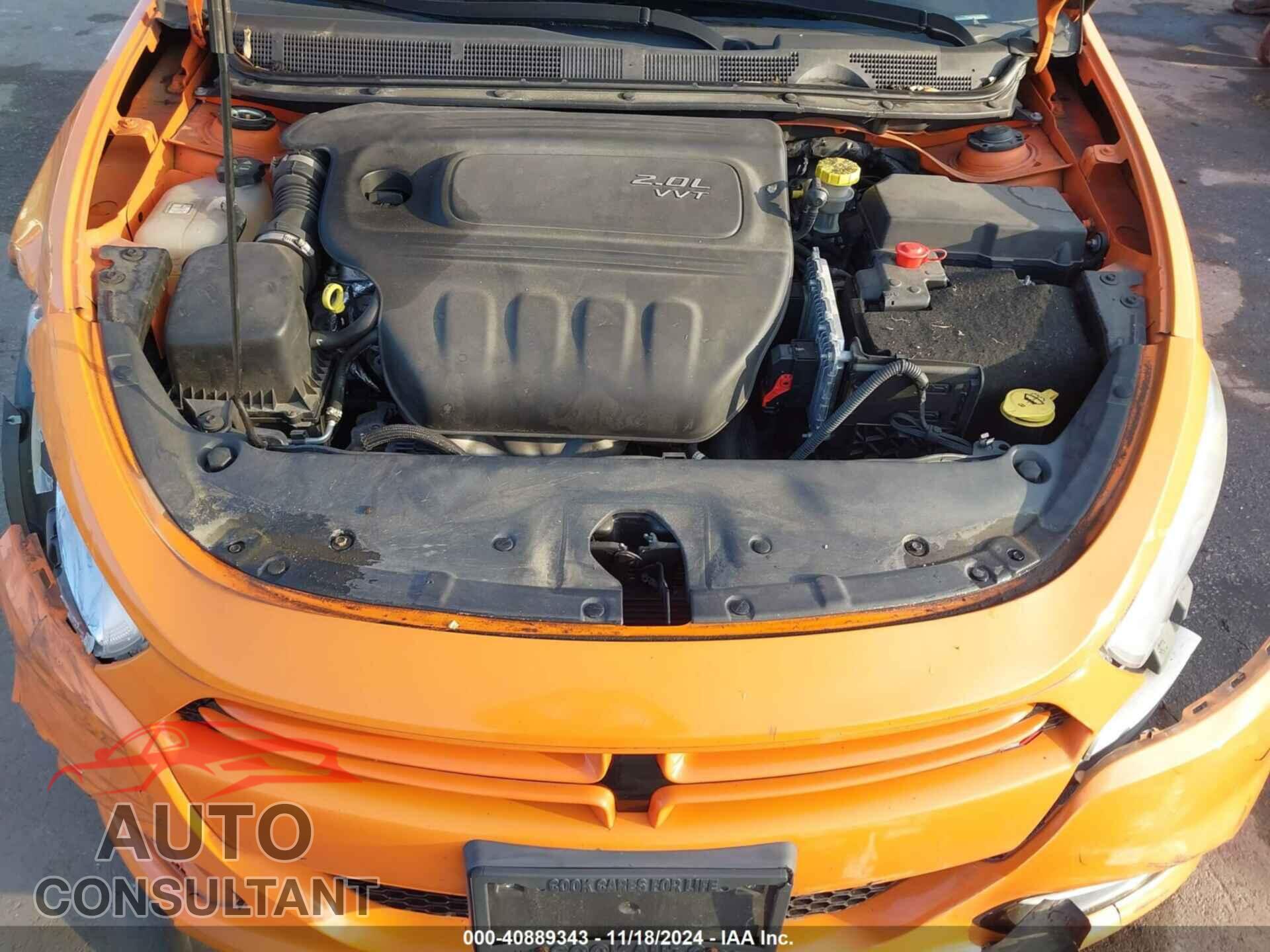 DODGE DART 2013 - 1C3CDFBA6DD331453