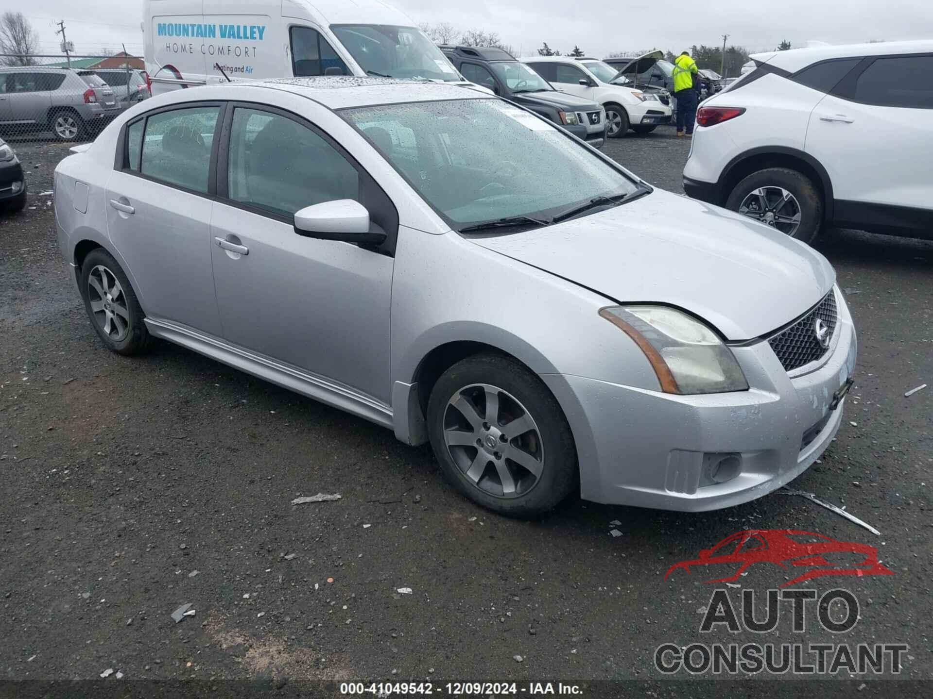 NISSAN SENTRA 2012 - 3N1AB6AP4CL731182