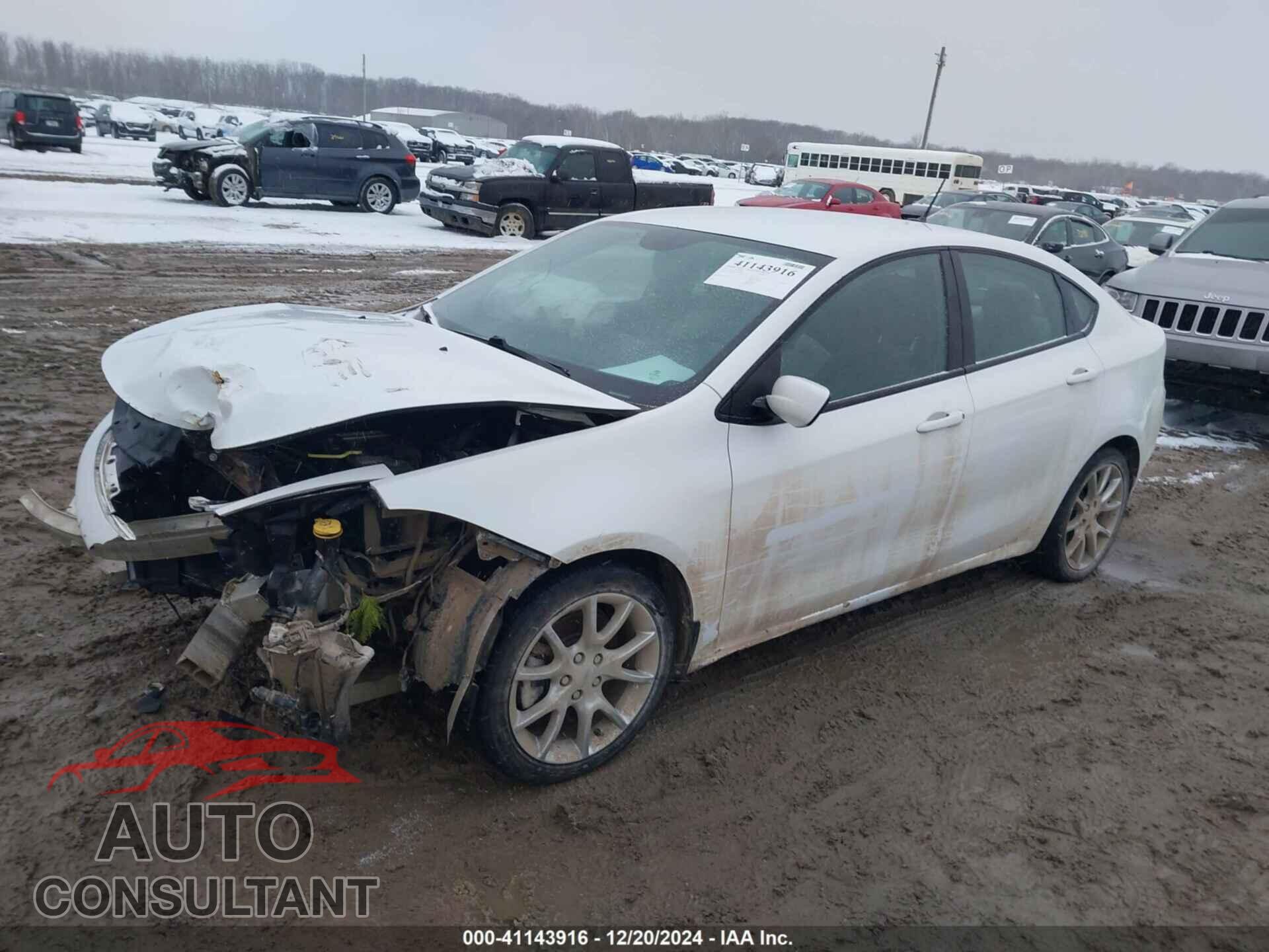 DODGE DART 2013 - 1C3CDFBA9DD148497