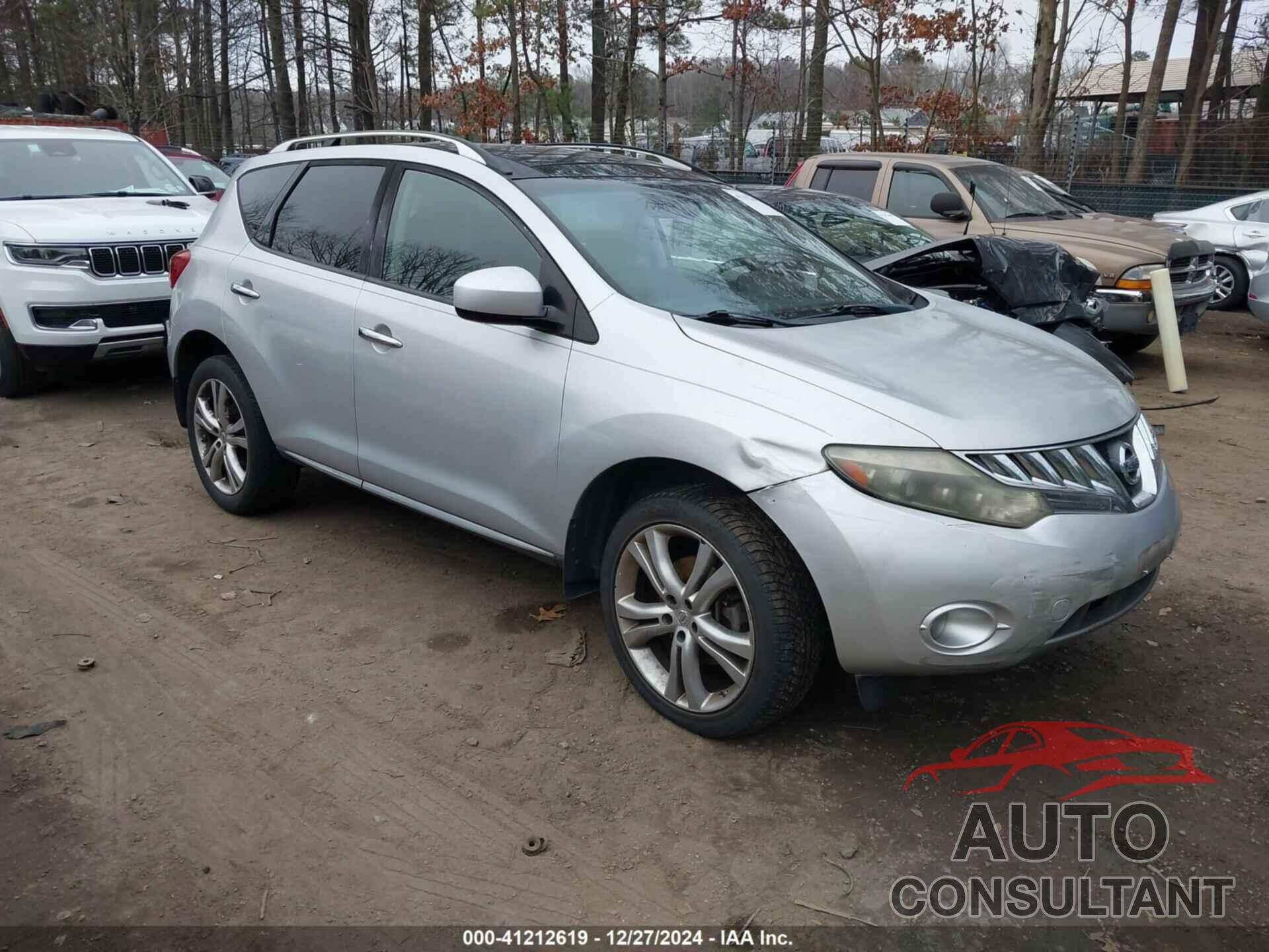 NISSAN MURANO 2010 - JN8AZ1MW9AW135432
